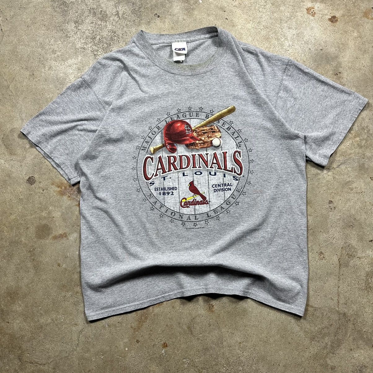CSA Vintage 2005 MLB St. Louis Cardinals Baseball Logo Shirt Size US XL / EU 56 / 4 - 1 Thumbnail