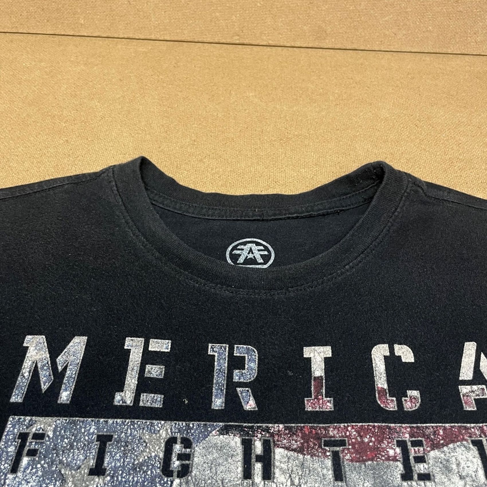 Vintage American Fighter Mens XS Black Training Division Graphic Tee USA Size US XS / EU 42 / 0 - 5 Thumbnail