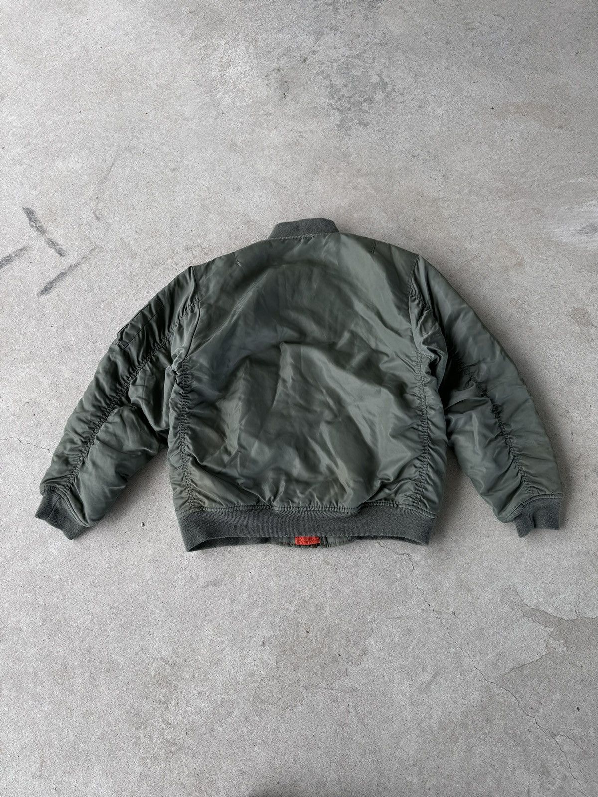 Vintage Vintage MA 1 Military Bomber Jacket Size US M / EU 48-50 / 2 - 2 Thumbnail
