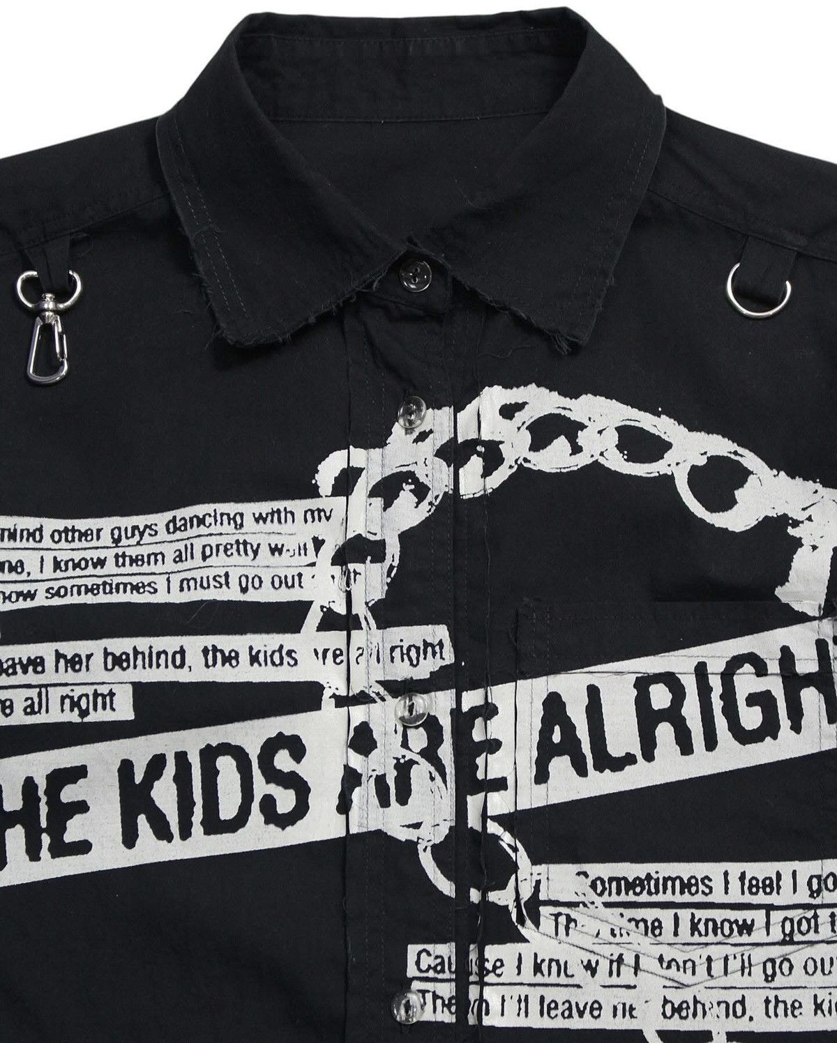 If Six Was Nine 2000S BAT-SU STUDIO DESIGNED BY RUKI MATSUMOTO PUNK SHIRTS Size US M / EU 48-50 / 2 - 2 Thumbnail
