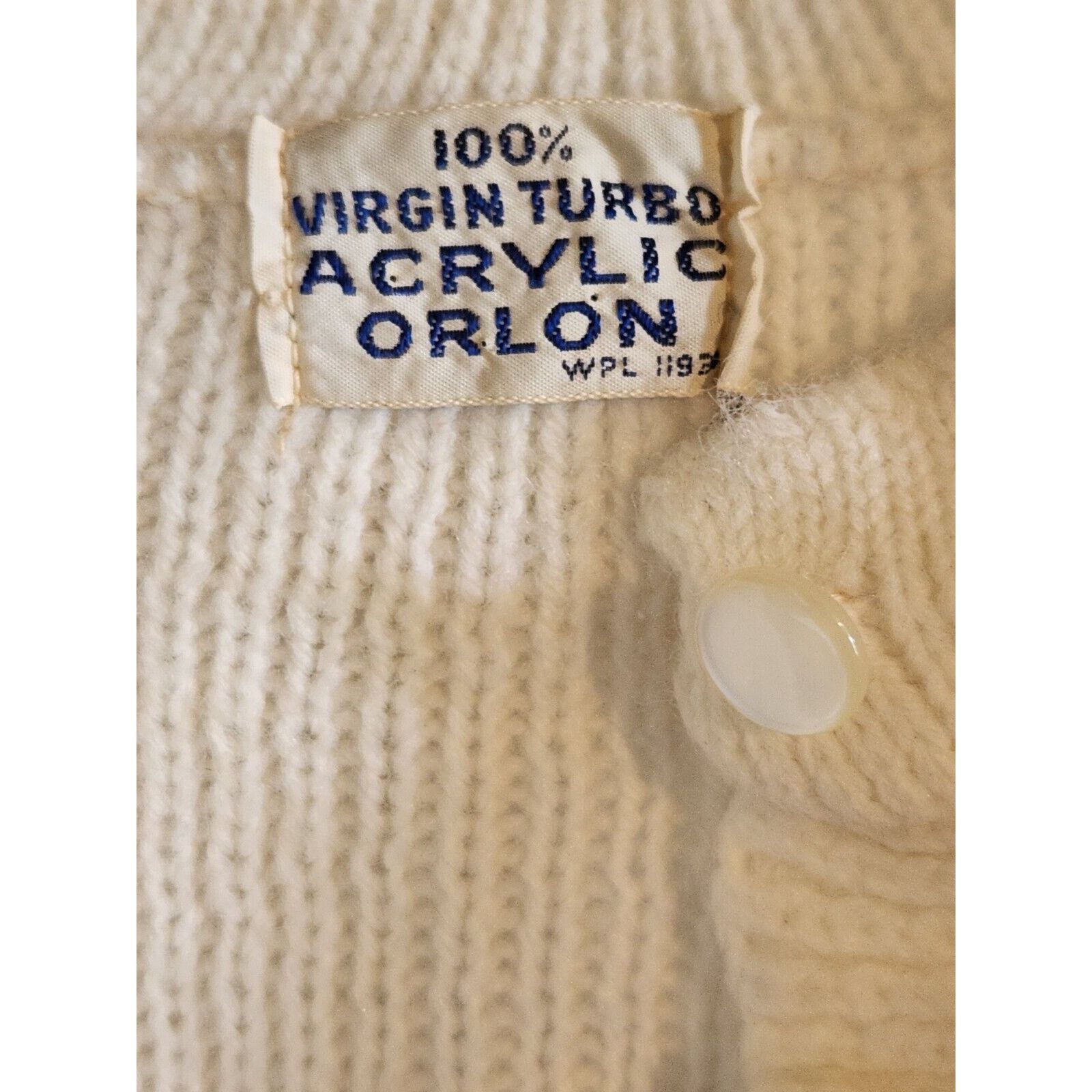 Other 1950 Virgin Turbo Orlon Acrylic Knit Cardigan Womens Medium? Size M / US 6-8 / IT 42-44 - 7 Thumbnail