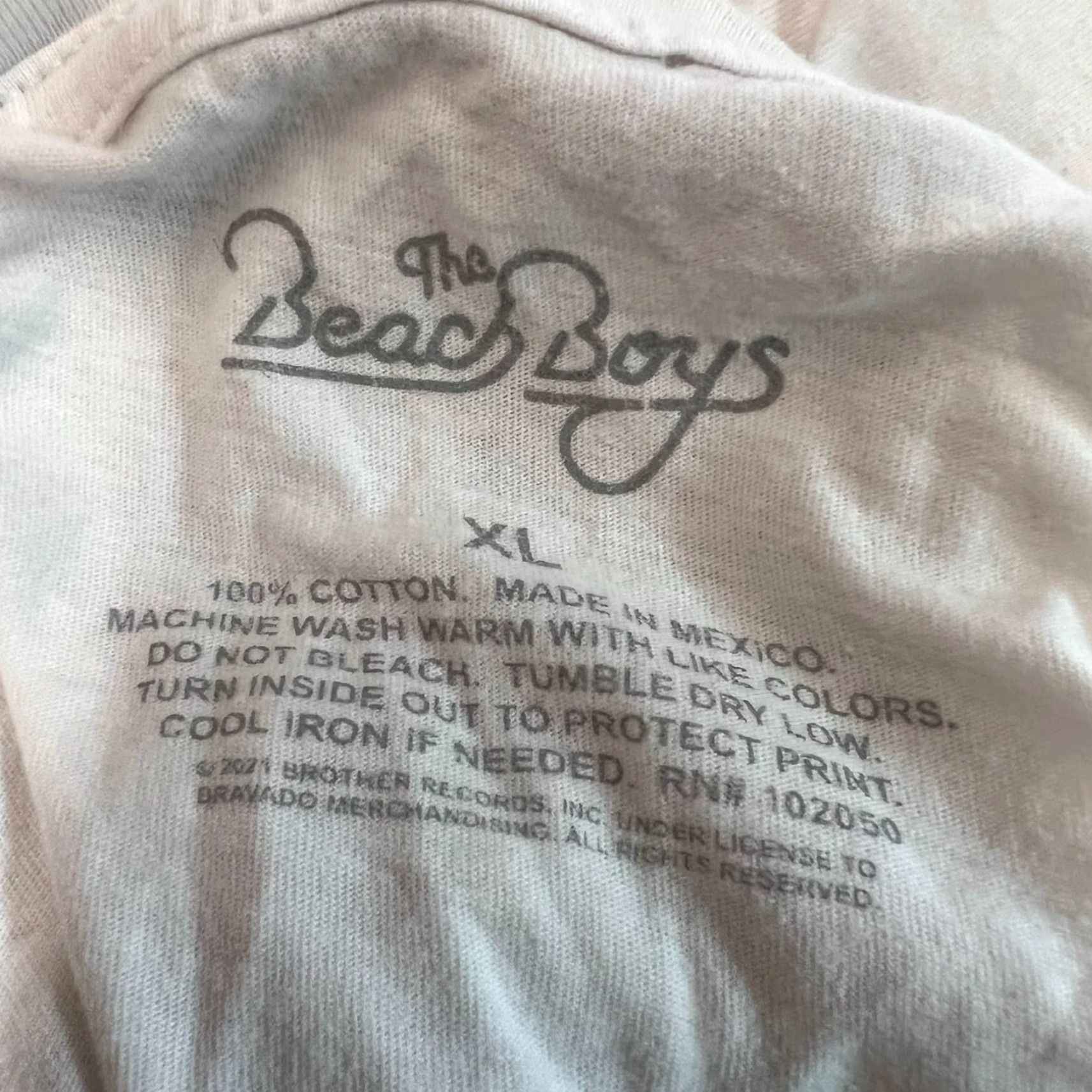 Etro Beach Boys 1993 Tour T-Shirt Adult XL White Retro Graphic Mens Size US XL / EU 56 / 4 - 5 Thumbnail