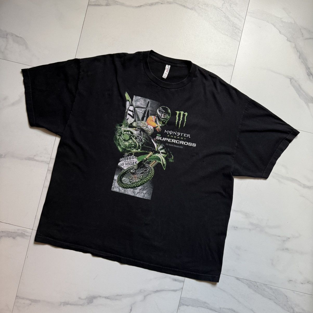 Indian Motorcycle Monster Energy Supercross FIM World Championship Tee Size US XXL / EU 58 / 5 - 4 Thumbnail