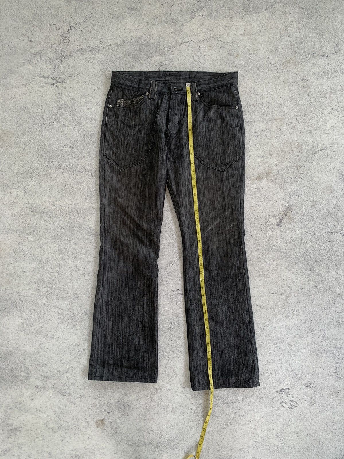If Six Was Nine × Japanese Brand × Tornado Mart Takaiq japanese snake skin pocket pants Size US 32 / EU 48 - 8 Thumbnail