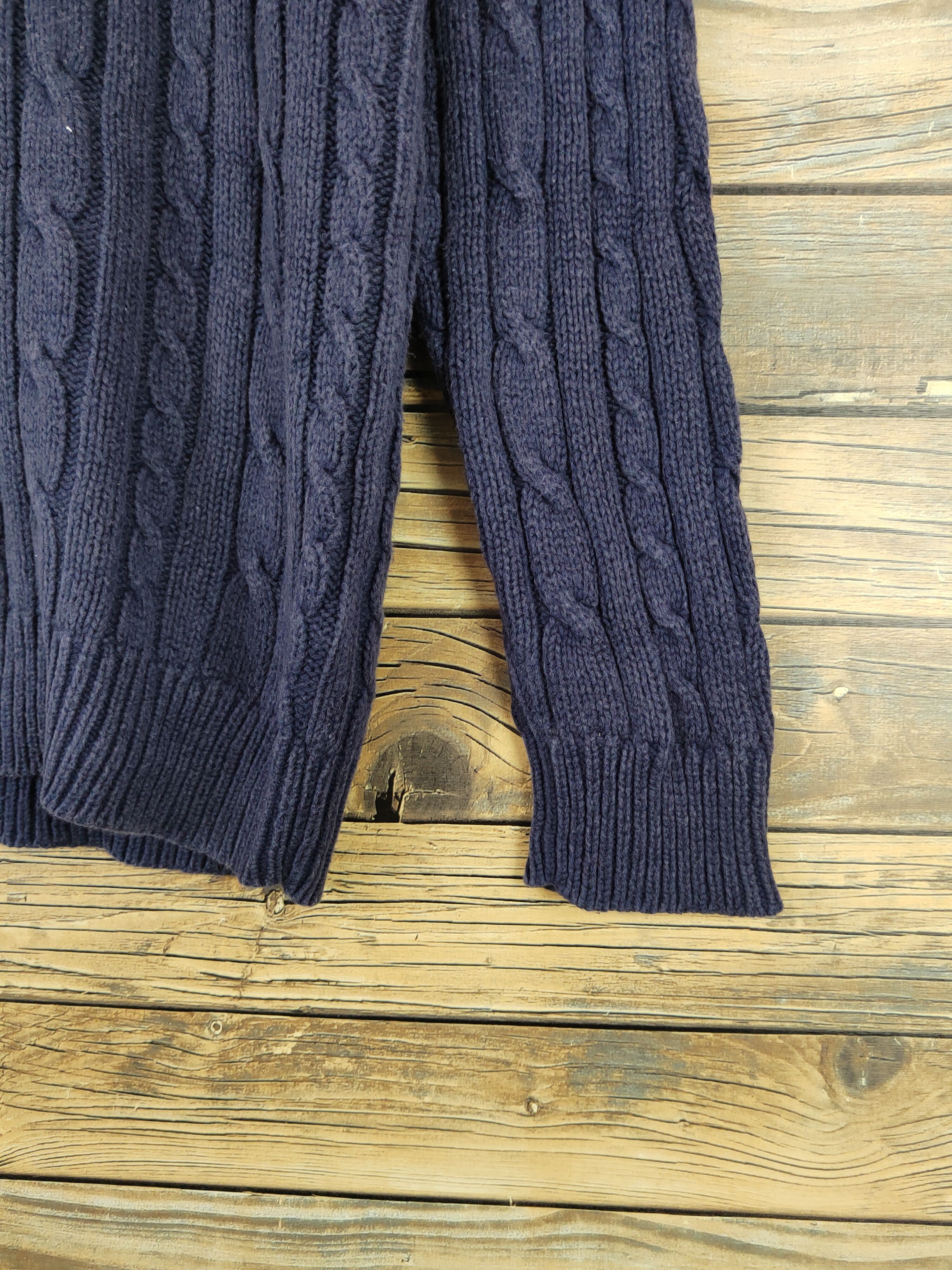 Aran Isles Knitwear × Japanese Brand × Vintage Japanese Brand Navy Faded Knitwear Sweatshirts #W1006 Size US M / EU 48-50 / 2 - 6 Thumbnail