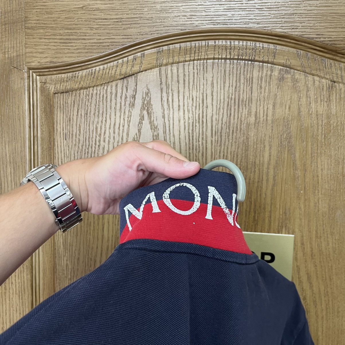 Moncler Moncler Polo T-Shirt Size US L / EU 52-54 / 3 - 6 Thumbnail