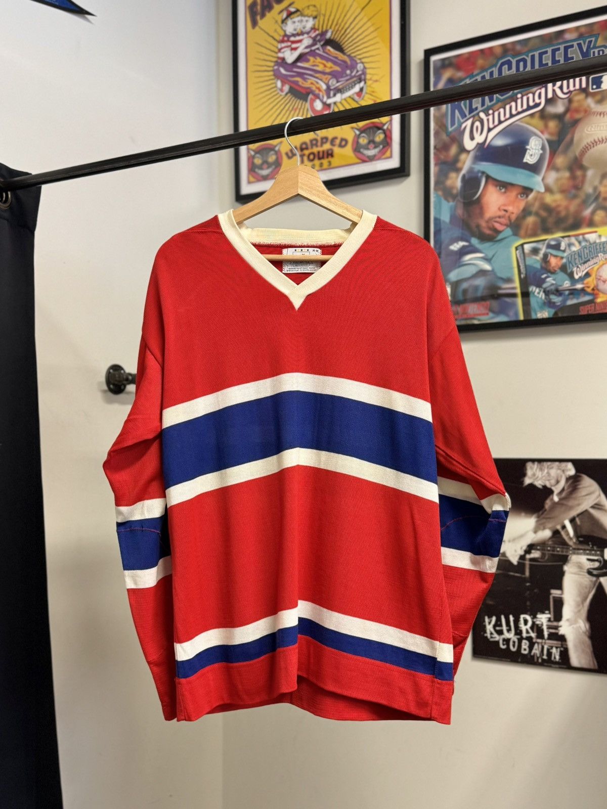 NHL 1960s Athletic Knitweal Montreal Canadiens Hockey Jersey Size US M / EU 48-50 / 2 - 1 Thumbnail