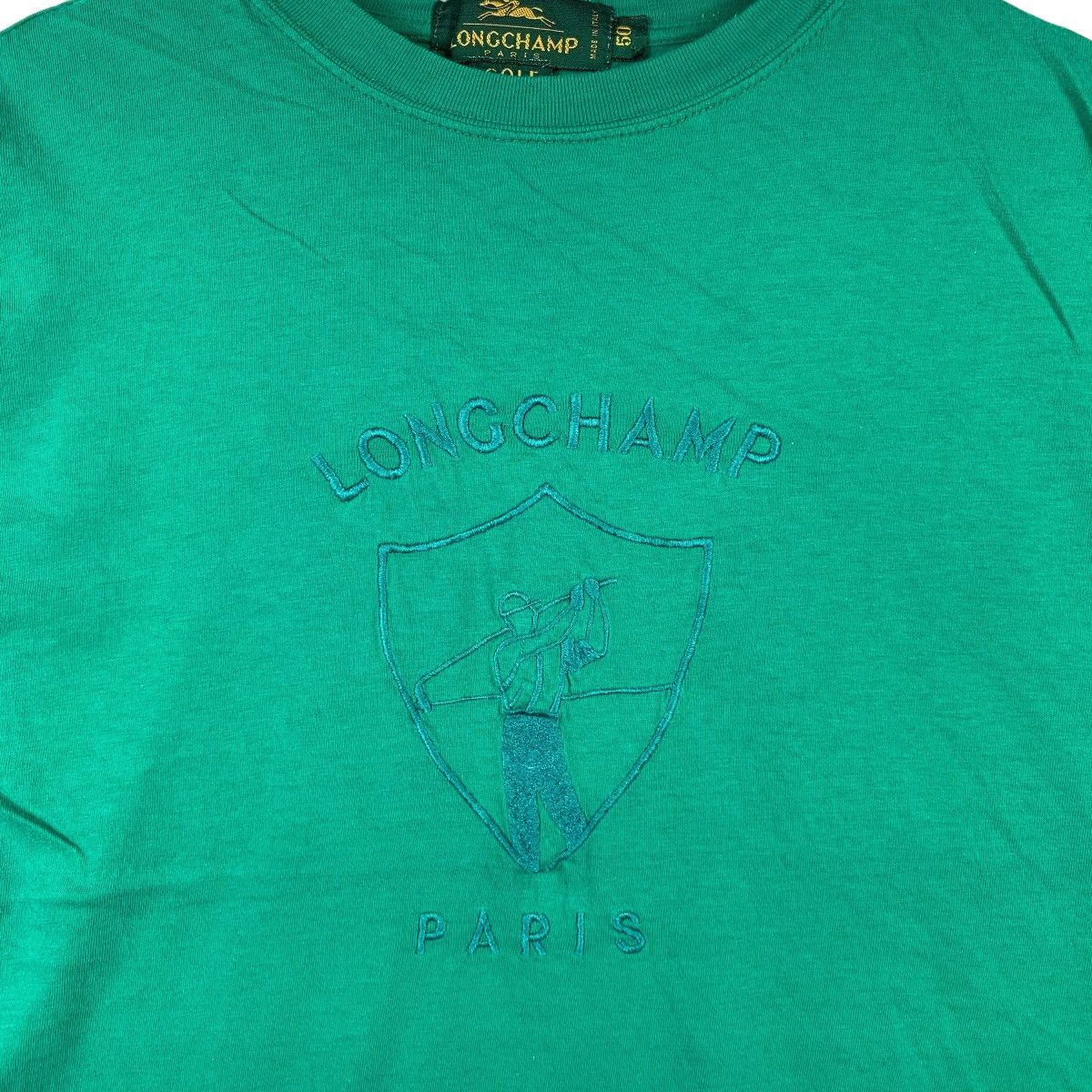 Longchamp × Vintage Vintage LONGCHAMP Paris Golf Fashion Designer Big T-Shirt Size US L / EU 52-54 / 3 - 4 Thumbnail