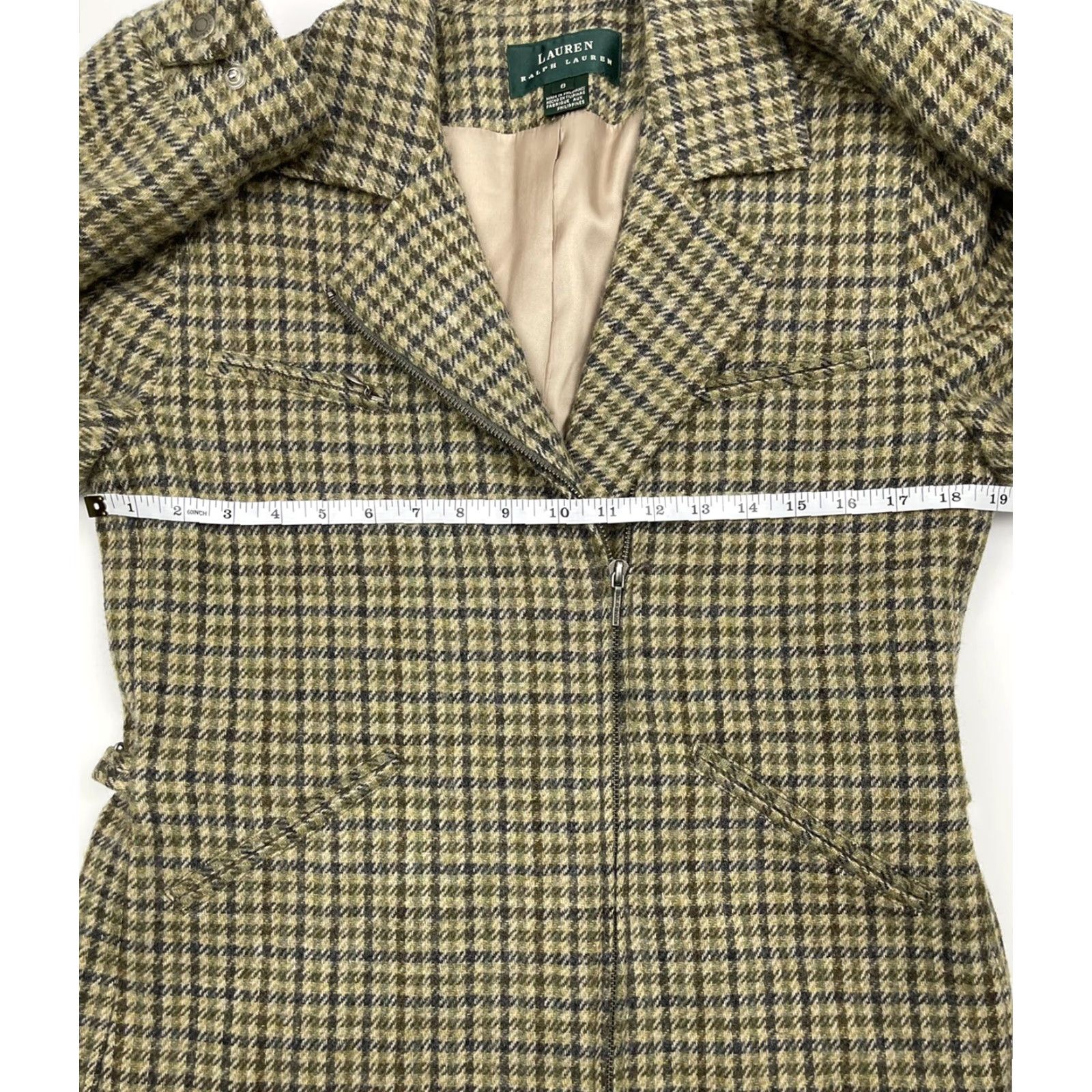 Ralph Lauren Ralph Lauren Womens Wool Equestrian Jacket Sport Coat Full Zip Work Riding Sz 8 Size M / US 6-8 / IT 42-44 - 7 Thumbnail