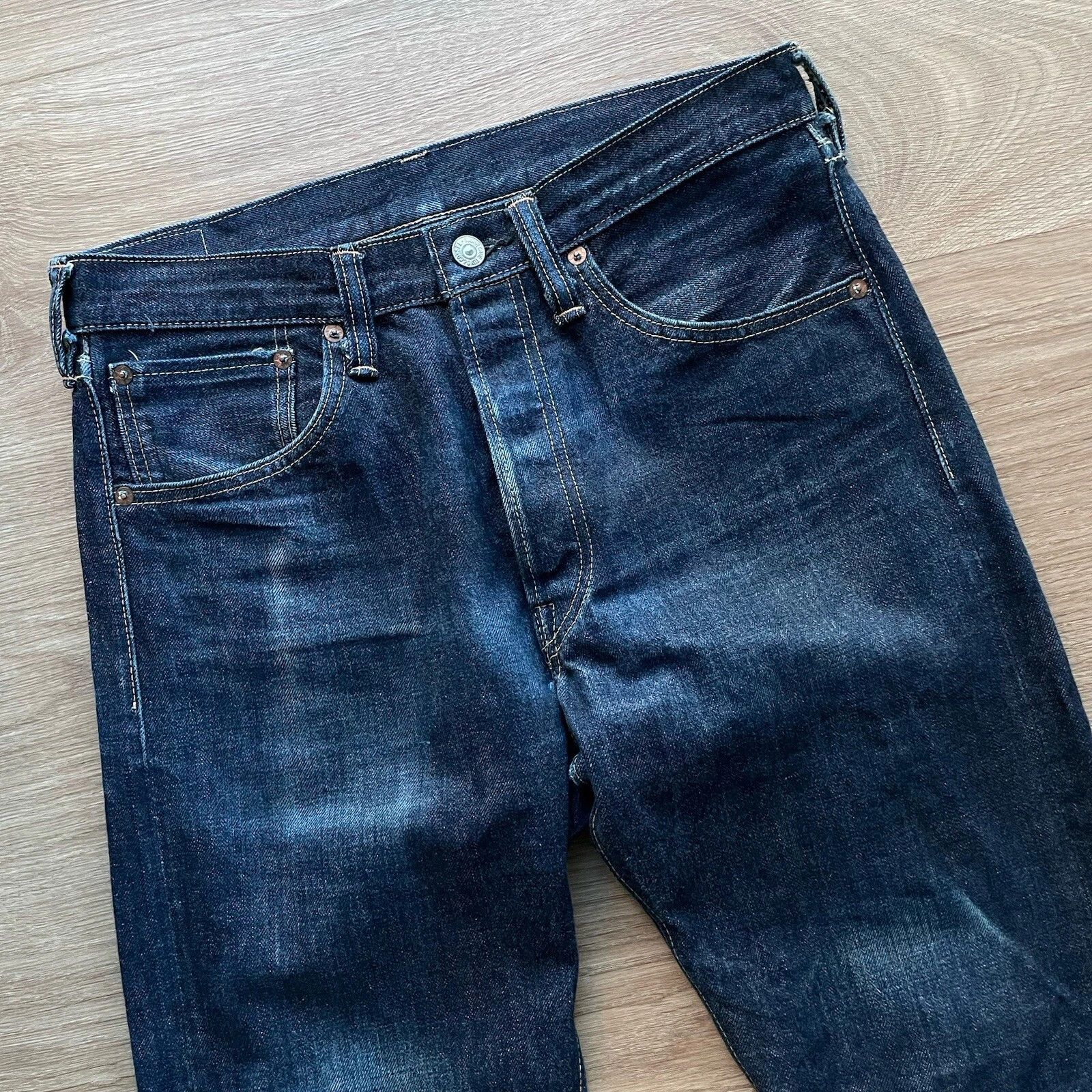 Sugar Cane Sugar Cane 2021 14oz Japanese Selvedge Denim Tapered Jeans Size US 30 / EU 46 - 3 Thumbnail