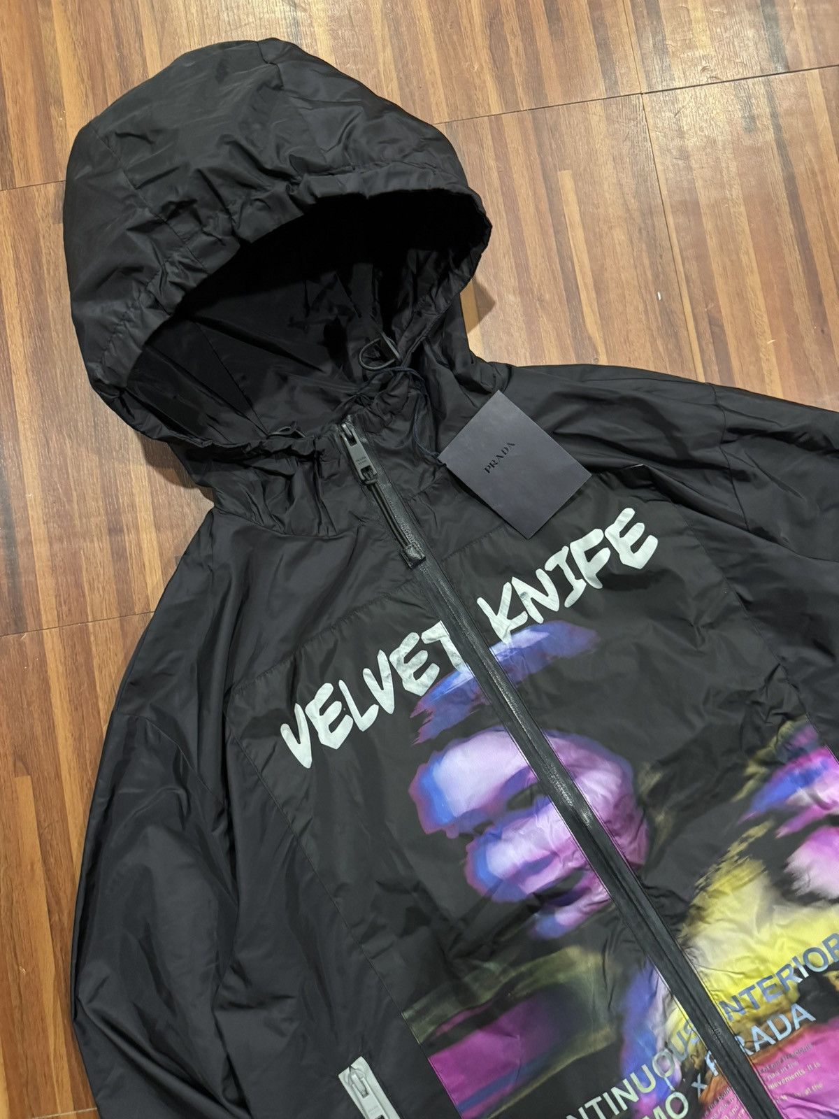 Prada Prada Velvet Knife Windbreaker Jacket Size M / US 6-8 / IT 42-44 - 4 Thumbnail
