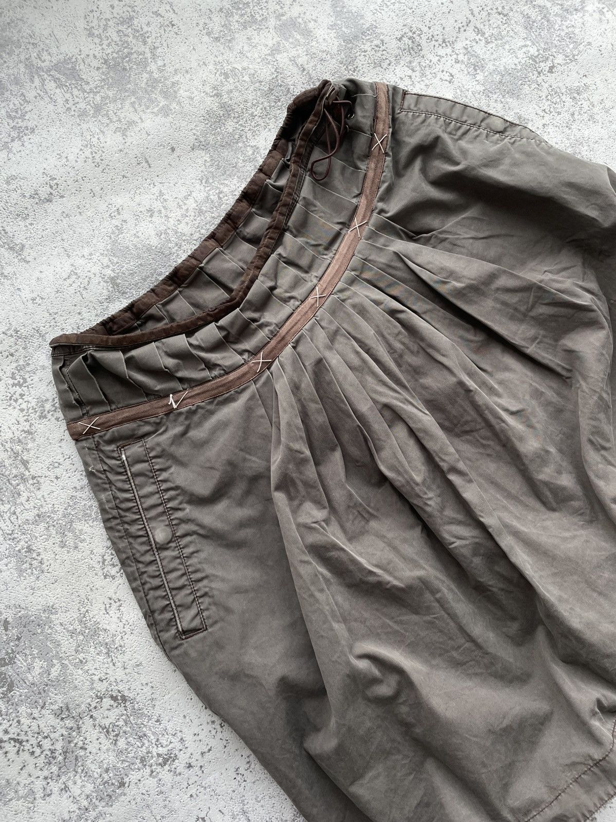 Japanese Brand Maharishi Vintage Cargo Distressed Skirt Size 27" / US 4 / IT 40 - 2 Thumbnail