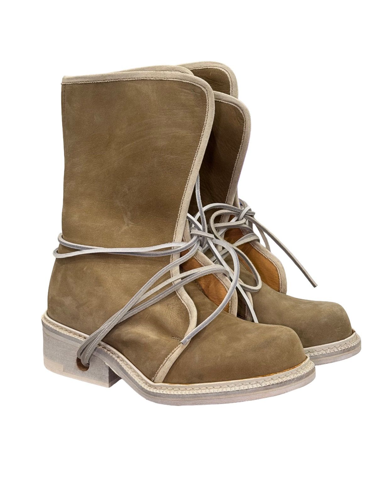 NWB Dirk Bikkembergs Femme S/S1994 lace through boots