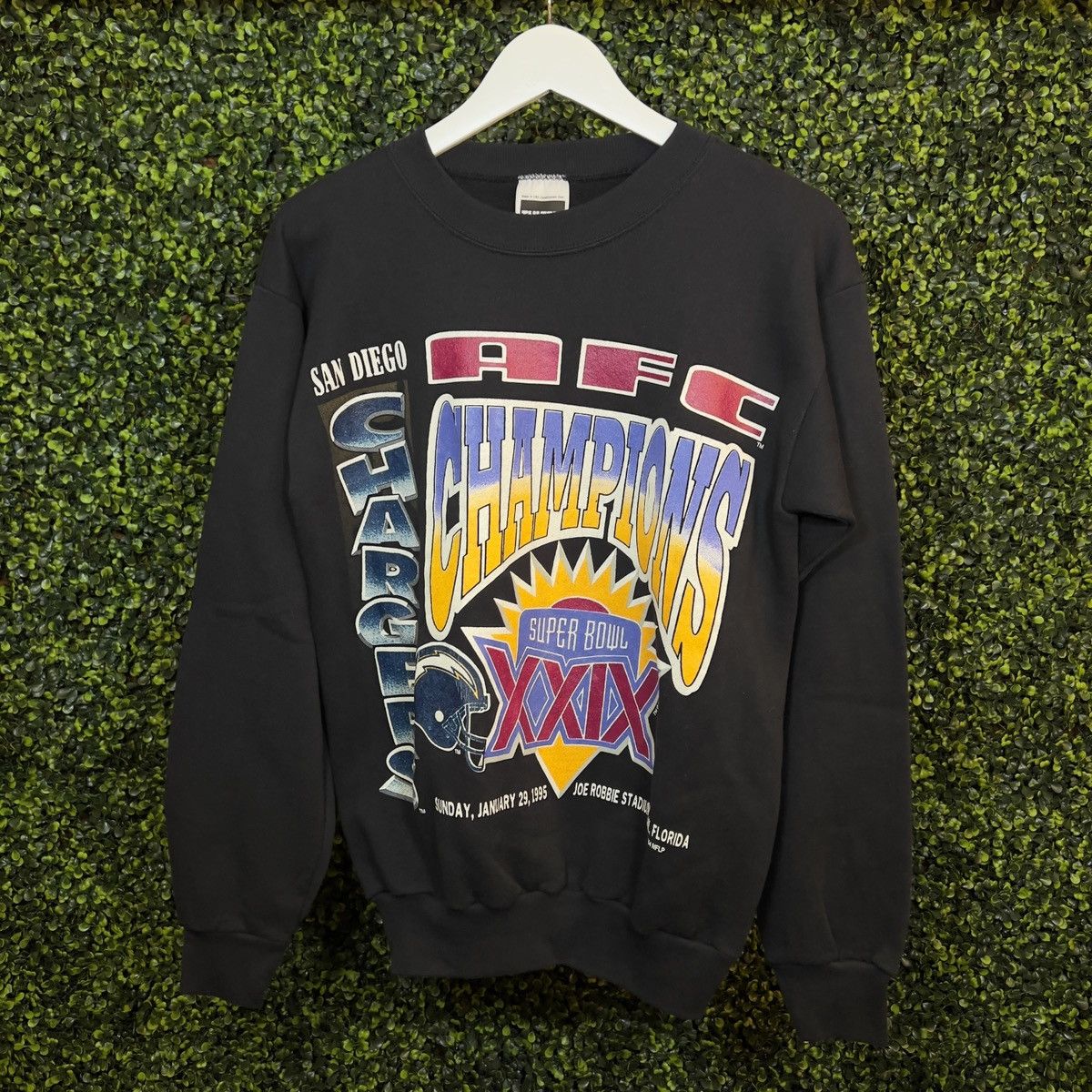 Vintage San Diego Chargers Super Bowl XXIX Sweatshirt (1995) 