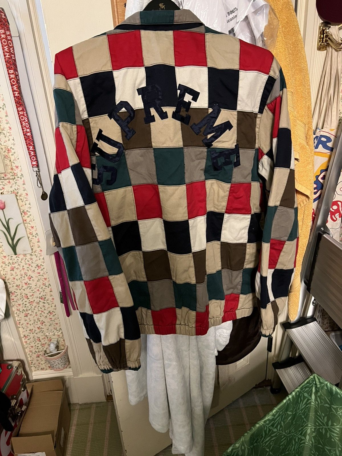 Supreme Supreme Patchwork Jacket Multi SS19 Size US XL / EU 56 / 4 - 10 Thumbnail