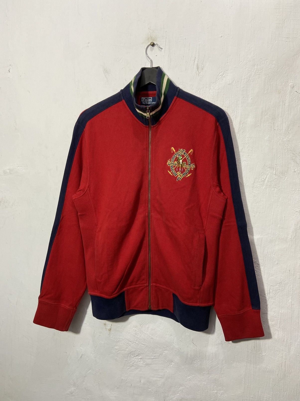 RRL Ralph Lauren Polo by Ralph Lauren Track Jacket Red Size US M / EU 48-50 / 2 - 2 Thumbnail