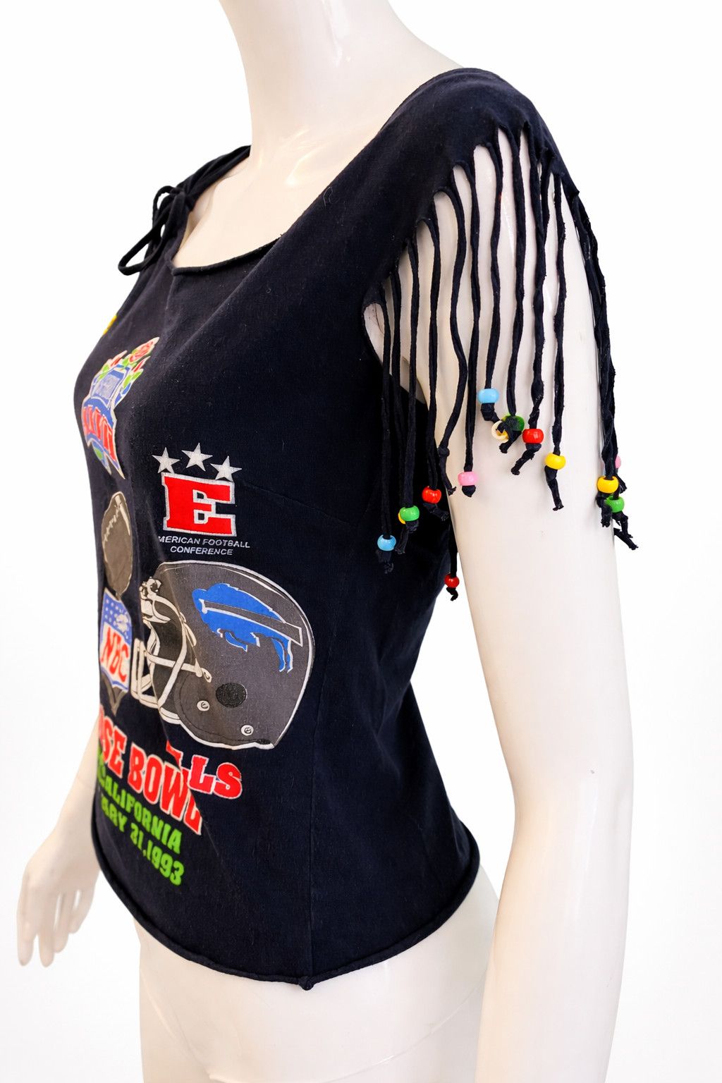 Dolce & Gabbana Dolce & Gabbana D&G Super Bowl Football Sport Top Fringe Size S / US 4 / IT 40 - 7 Thumbnail