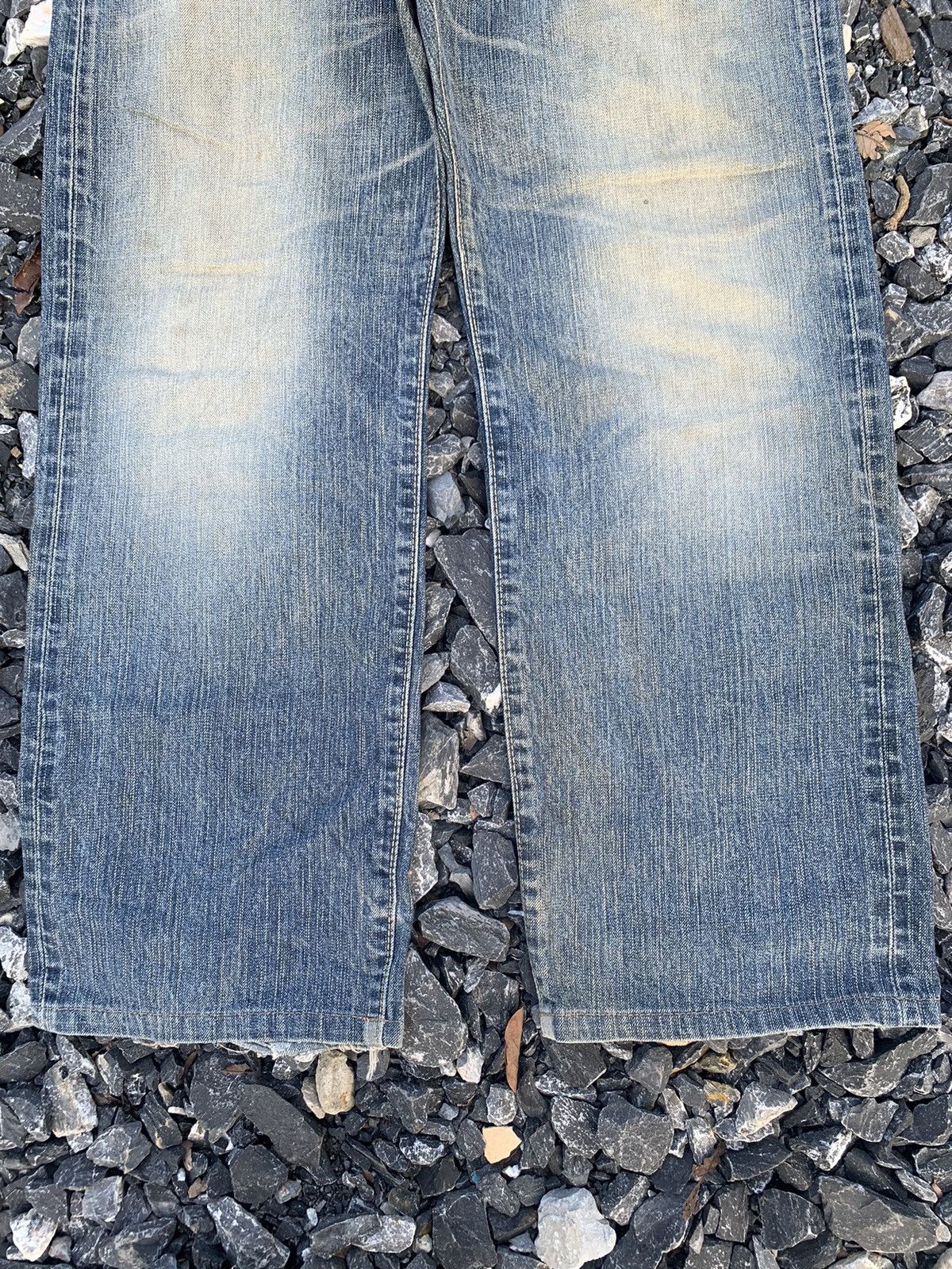 Edwin VINTAGE EDWIN 505Z SELVEDGE RUSTY JAPANESE DISTRESSED DENIM Size US 32 / EU 48 - 7 Thumbnail
