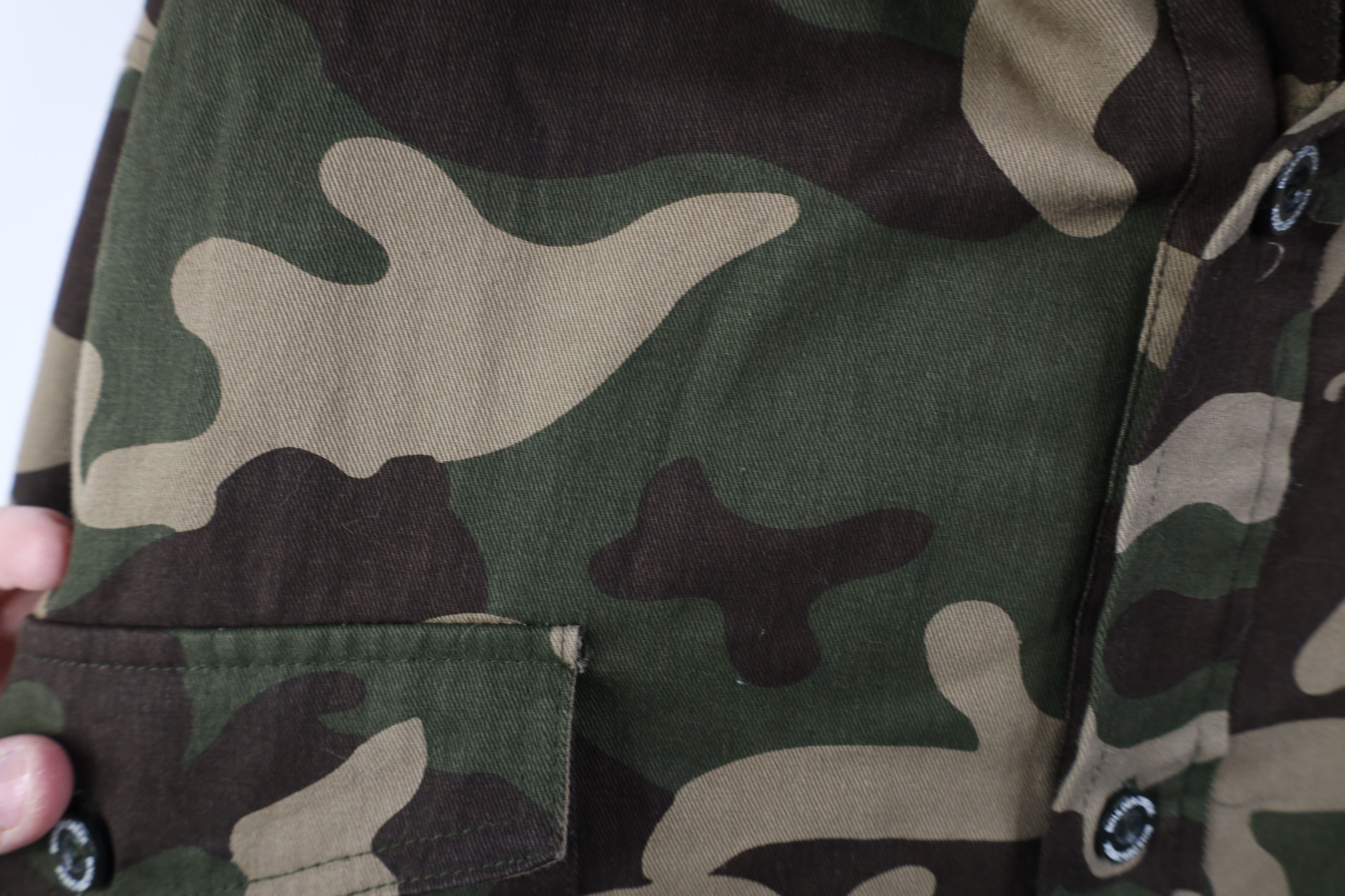 Vintage Vintage Y2K Streetwear Quilted Camouflage Shirt Jacket Size US XXL / EU 58 / 5 - 4 Thumbnail