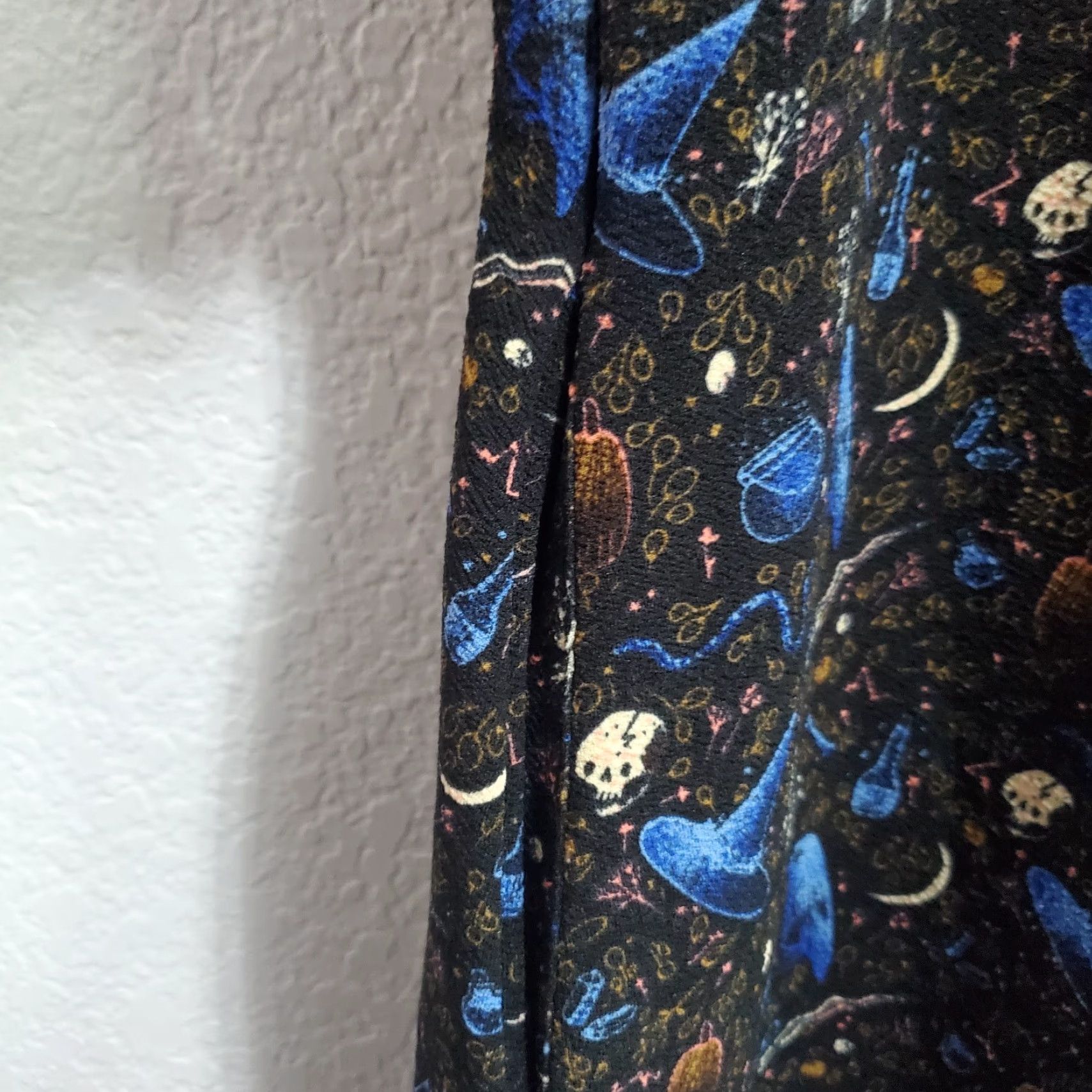 Etro VINTAGE Smak Parlour Dress Women 1X Black Shift Witchy Things Cosmic Retro Pockets Size XL / US 12-14 / IT 48-50 - 5 Thumbnail