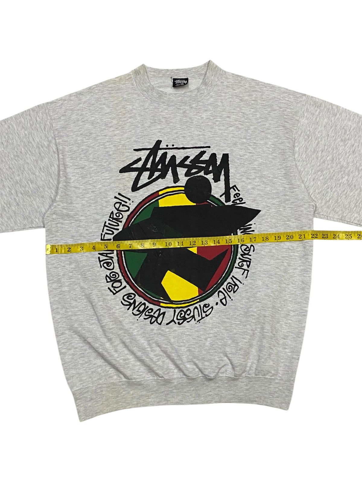 Stussy × Vintage Vintage Stussy Rasta Sweatshirt Size US M / EU 48-50 / 2 - 13 Thumbnail