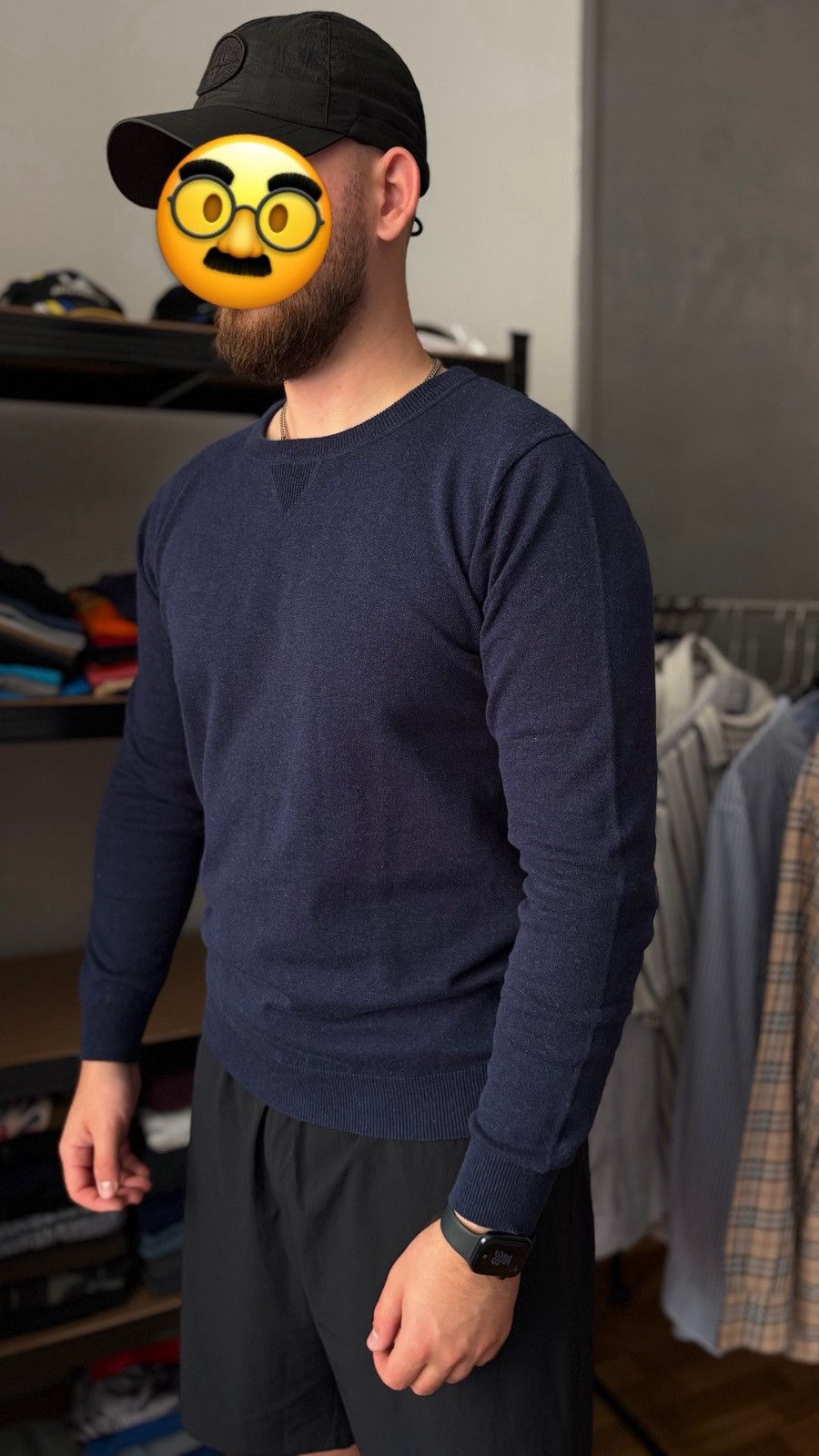 Brunello Cucinelli Brunello Cucinelli Dark Blue Sweater Size L Size US L / EU 52-54 / 3 - 4 Thumbnail