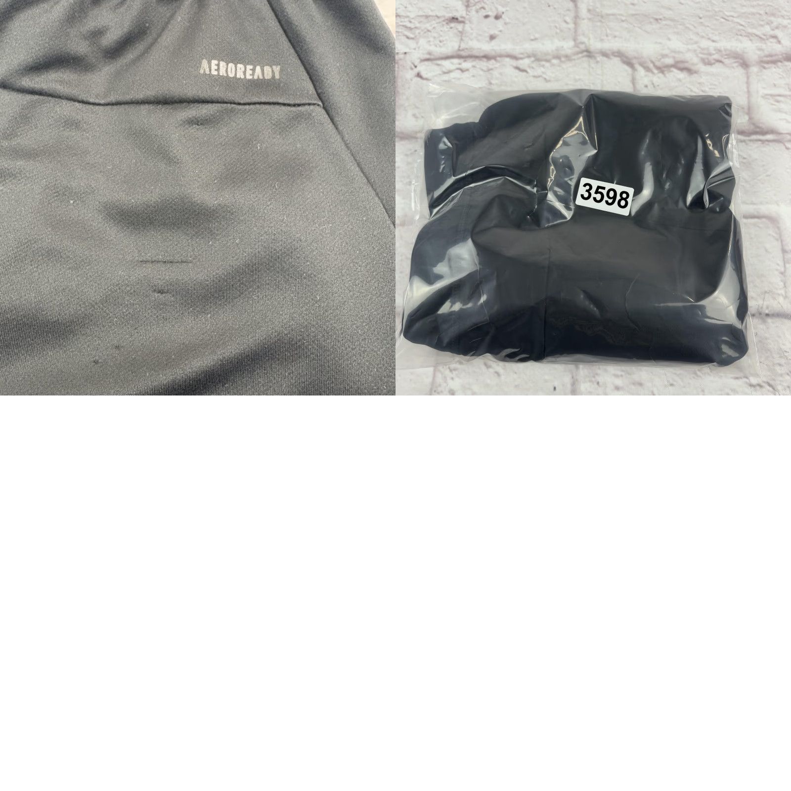 Adidas Adidas Shorts Mens Small Black AEROREADY FT2642 Big Logo Athletic Sport Gym Mens Size US 29 - 9 Thumbnail