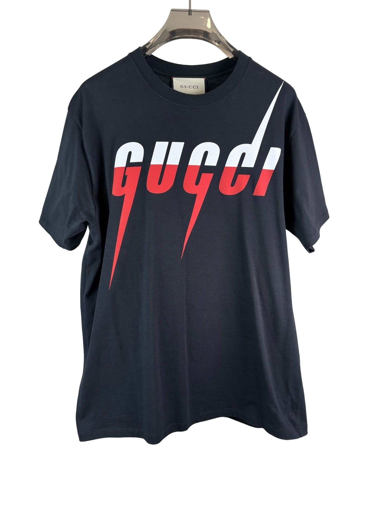 Gucci Gucci Blade Logo T-Shirt Size L Size US L / EU 52-54 / 3 - 1 Thumbnail