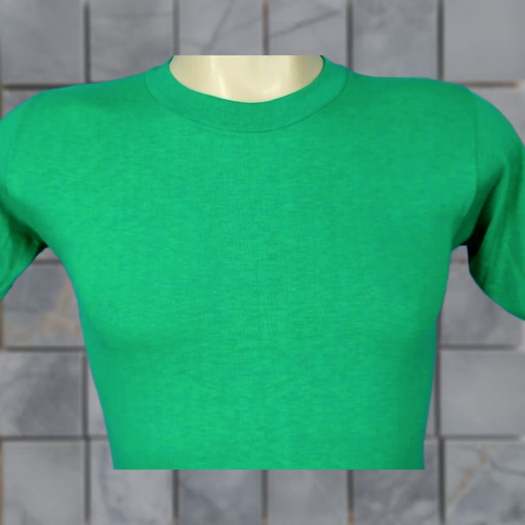 Vintage VINTAGE Sport-T SHIRT XS Men Green 80s 90s NOS Deadstock Paper Thin Crew Neck Short Sleeve XXS/XS Size US XS / EU 42 / 0 - 1 Thumbnail