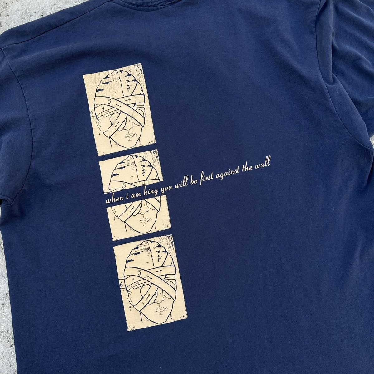 Fruit Of The Loom VTG 2000’s RadioHead Lyrics CatBurglar Graphic Band Shirt Size US XL / EU 56 / 4 - 4 Thumbnail