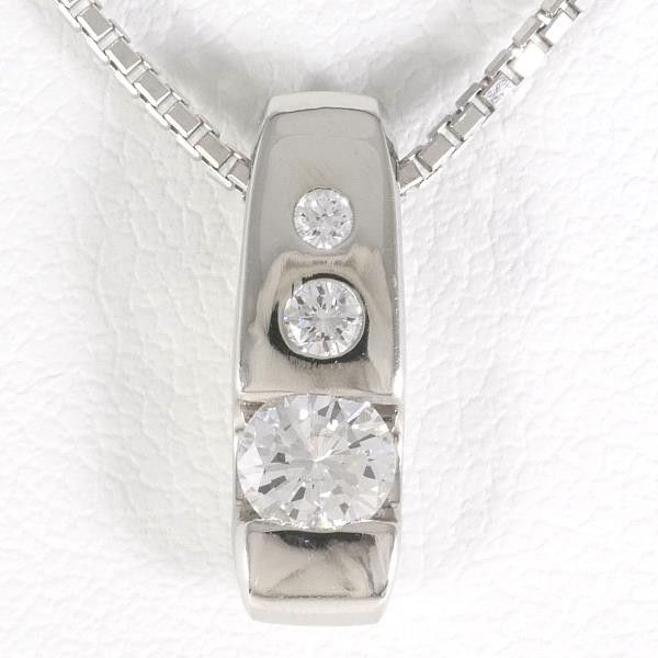 Other Other Platinum PT900 PT850 Diamond Necklace Metal Necklace Size ONE SIZE - 1 Thumbnail