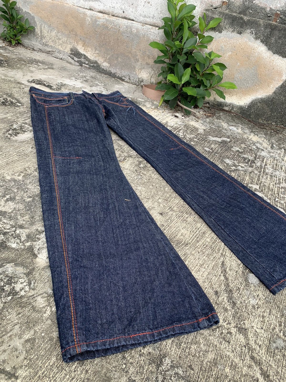 If Six Was Nine × Japanese Brand × Le Grande Bleu (L.G.B.) Flare et boite baggy bootcut jeans Size 32" / US 10 / IT 46 - 5 Thumbnail