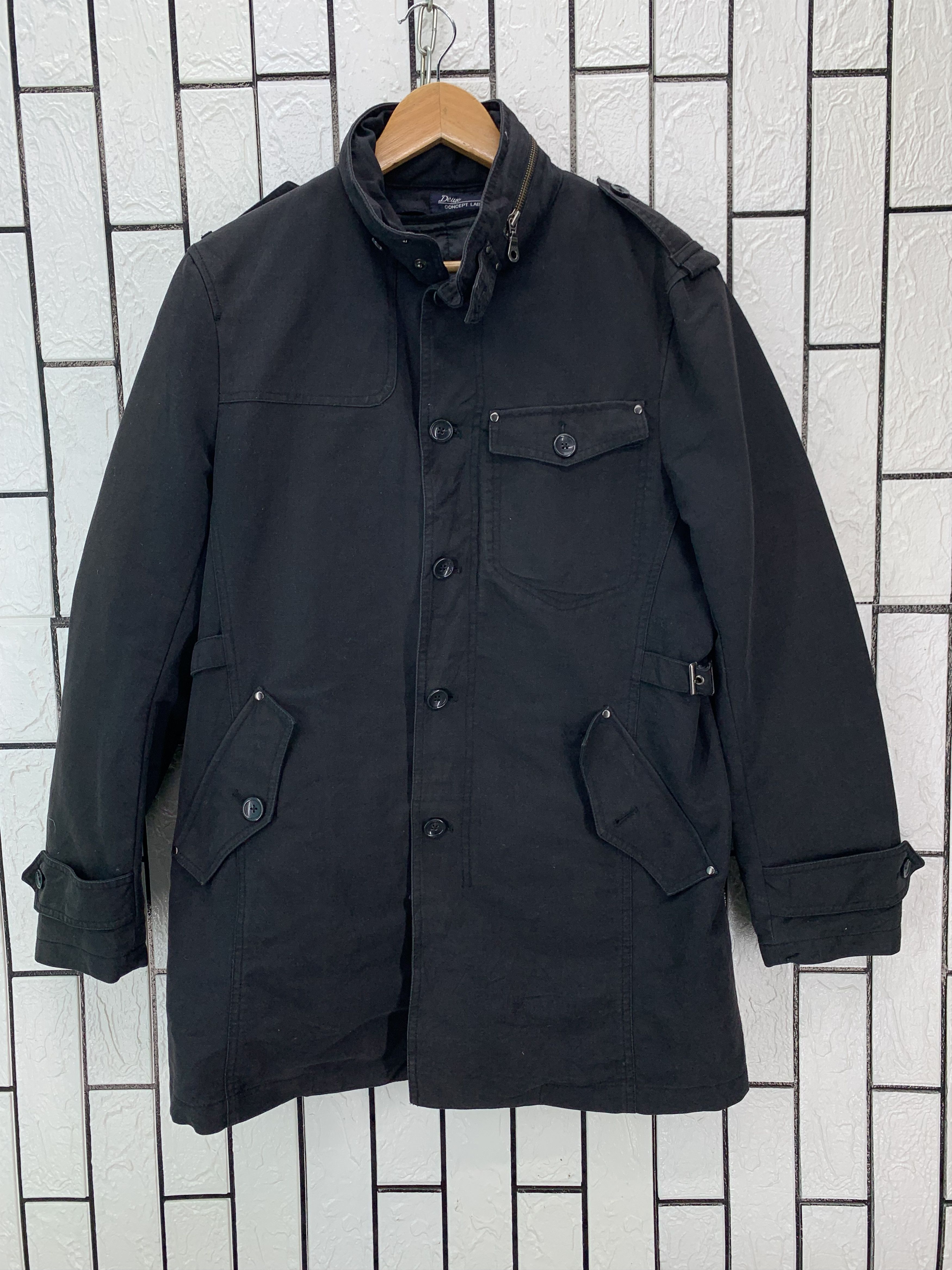 Japanese Brand Deux Trench Coat Size US S / EU 44-46 / 1 - 1 Thumbnail