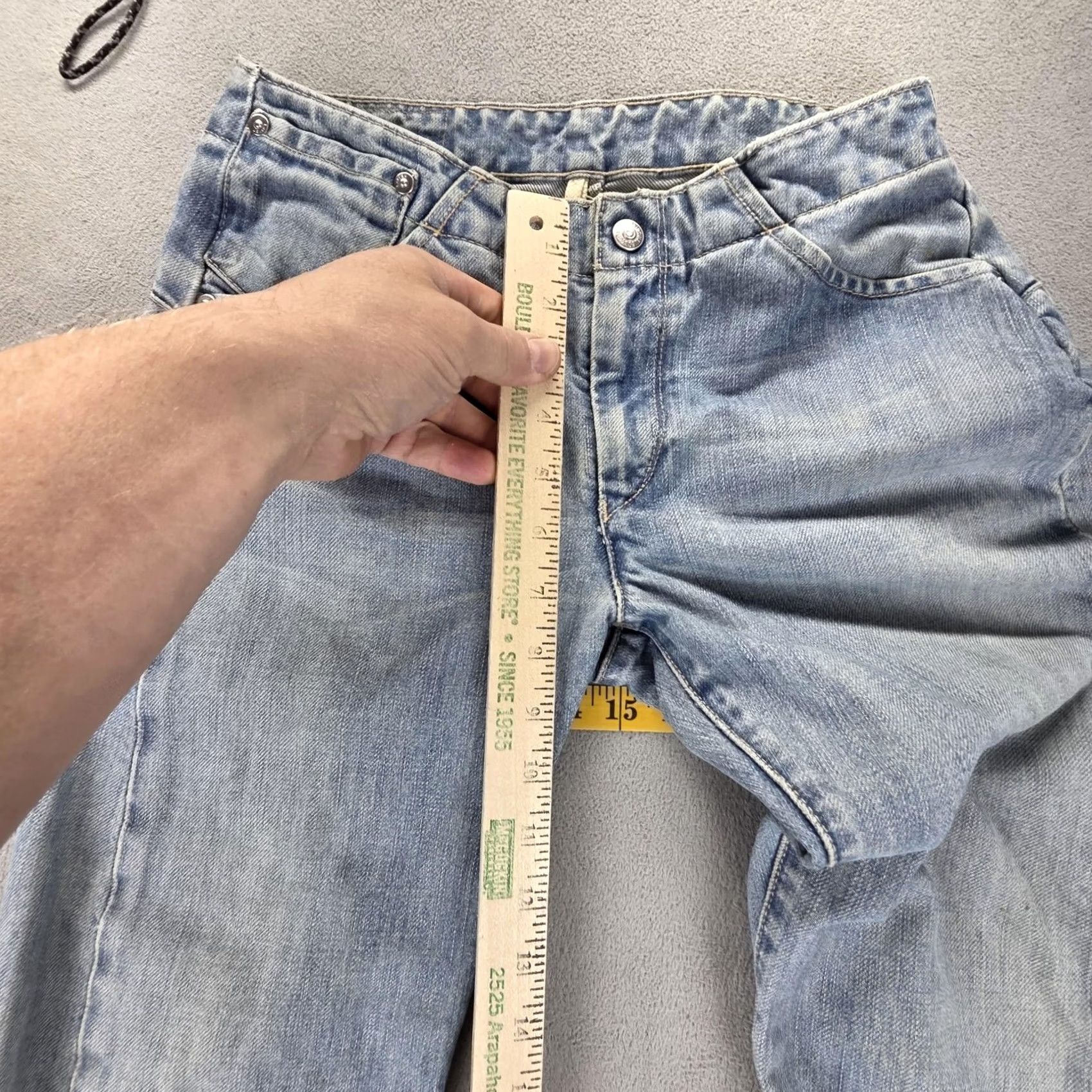 Levi's Vintage Levi'S Engineered Jeans Womens Straight Twisted One Pocket Fits 24x27 Size 42" / US 20 - 7 Thumbnail