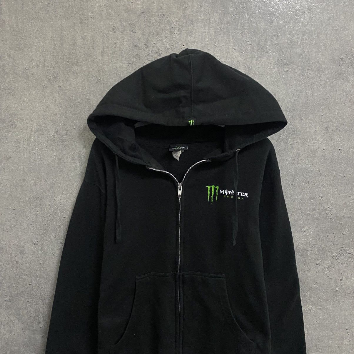 Vintage Vintage Y2K Monster Energy Zip Hoodie Racing Big Logo Size US M / EU 48-50 / 2 - 5 Thumbnail