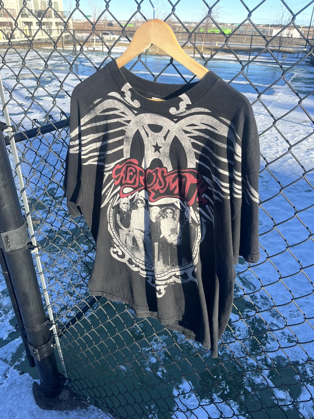 Band Tees × Vintage Vintage Aerosmith World Tour Size US L / EU 52-54 / 3 - 1 Thumbnail