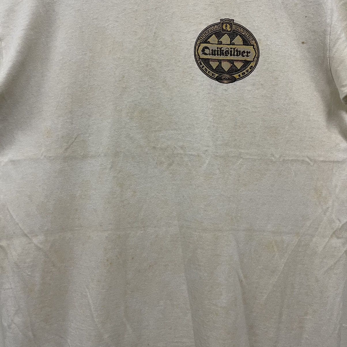 Quiksilver Vintage 90s Quiksilver big logo tshirt Size US M / EU 48-50 / 2 - 9 Thumbnail