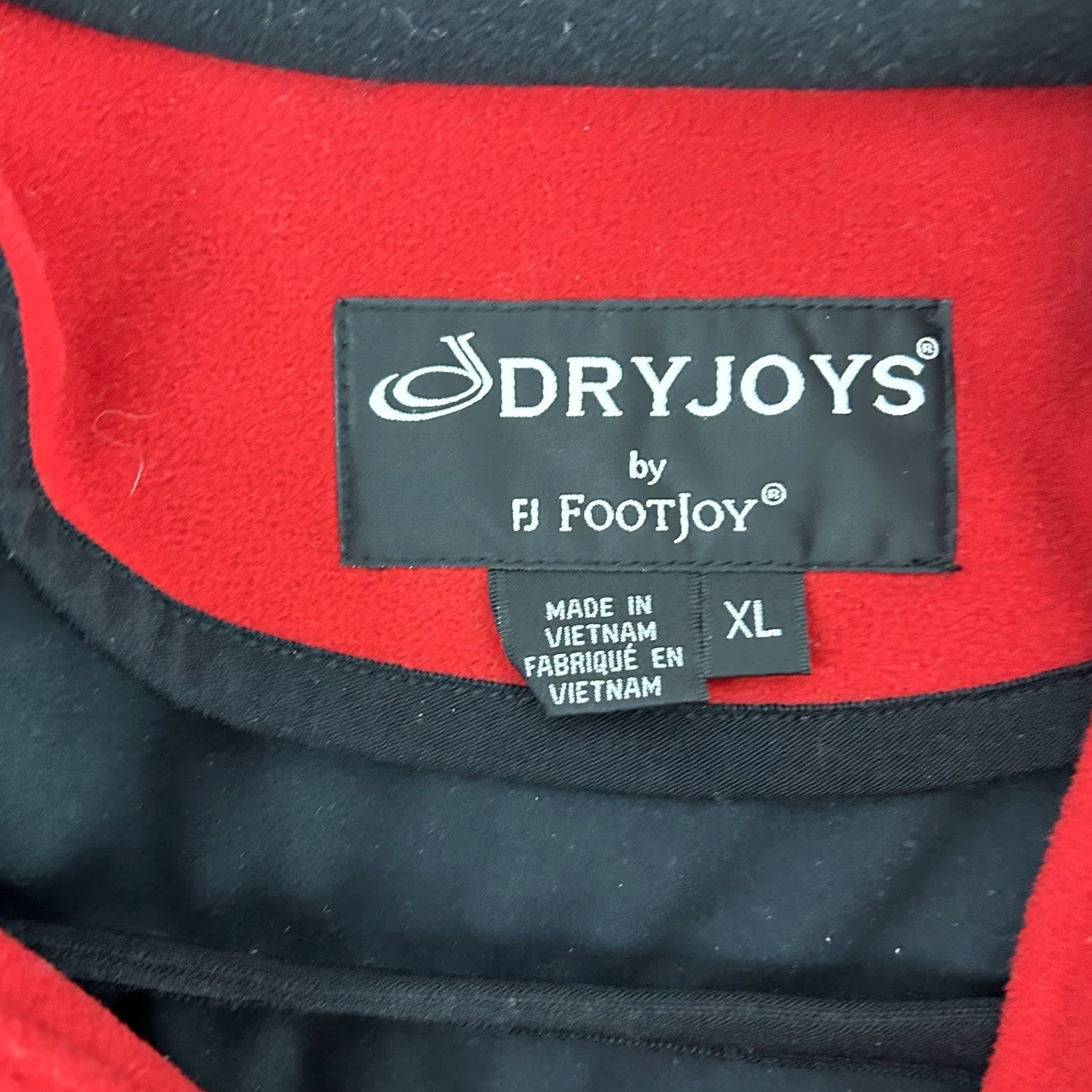 Footjoy Dryjoys by Footjoy Jacket XL 1/2 Zip Pullover Fleece Long Sleeve Jacket Size US XL / EU 56 / 4 - 3 Thumbnail