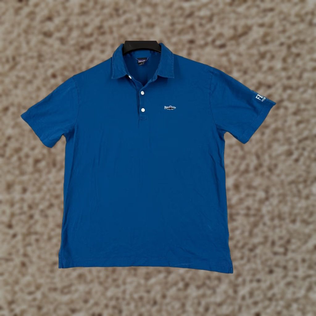 Patagonia Patagonia Polo Shirt Men's Medium Blue 100% Cotton Shirt Polo Size US M / EU 48-50 / 2 - 1 Thumbnail