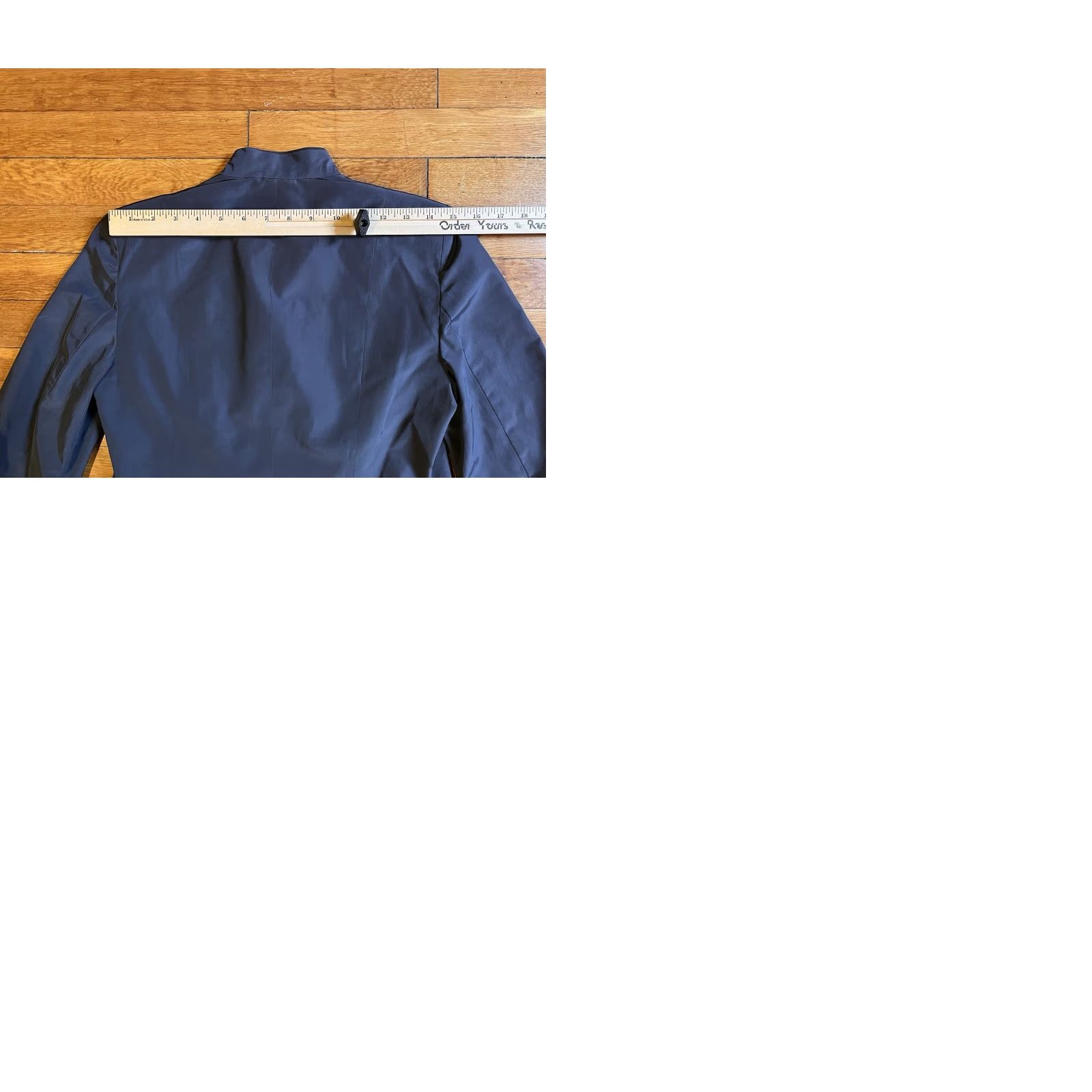Giorgio Armani Giorgio Armani Blazer Women’s 42 Blue Blazer Solid One-Button Jacket Short Sleeve Italy Vintage No Size M / US 6-8 / IT 42-44 - 9 Thumbnail