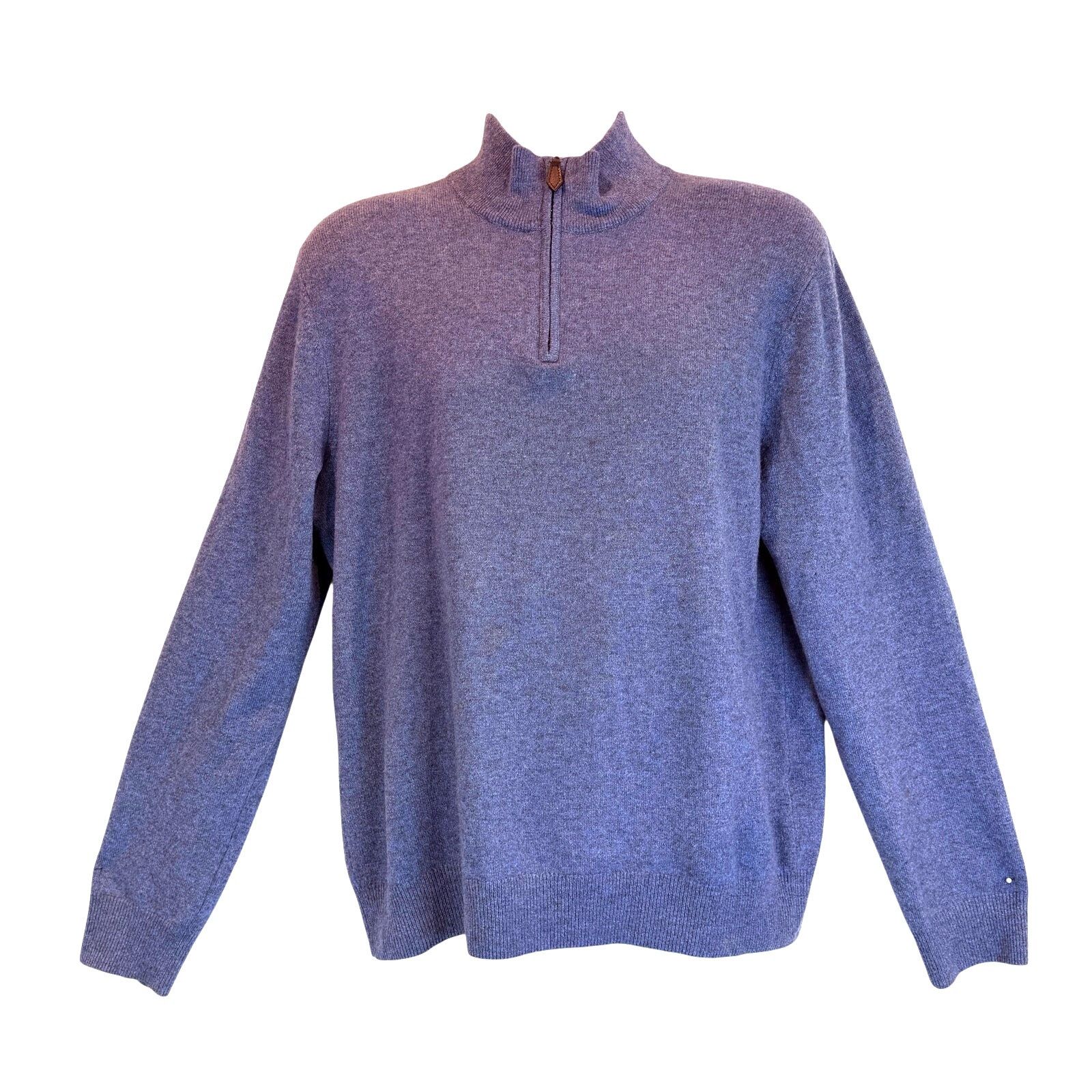 Bloomingdale's Bloomingdale's 100% Cashmere Quarter Zip Sweater Size Large Size US L / EU 52-54 / 3 - 7 Thumbnail