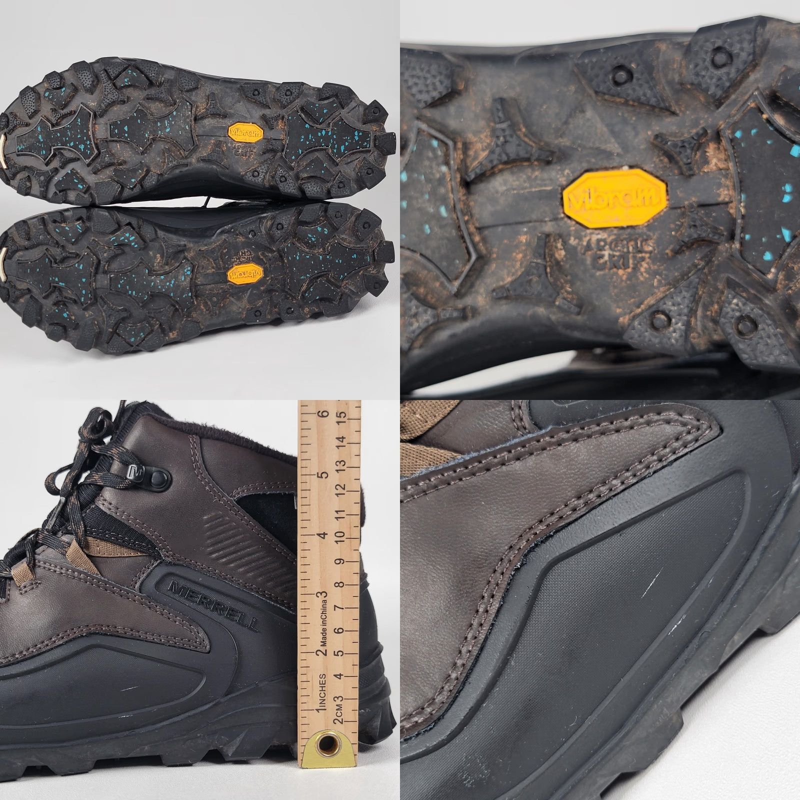 Merrell Merrell Overlook 6 Ice+ Waterproof Snow Boots Men 9.5 M Black/Brown Size US 9 / EU 42 - 8 Thumbnail