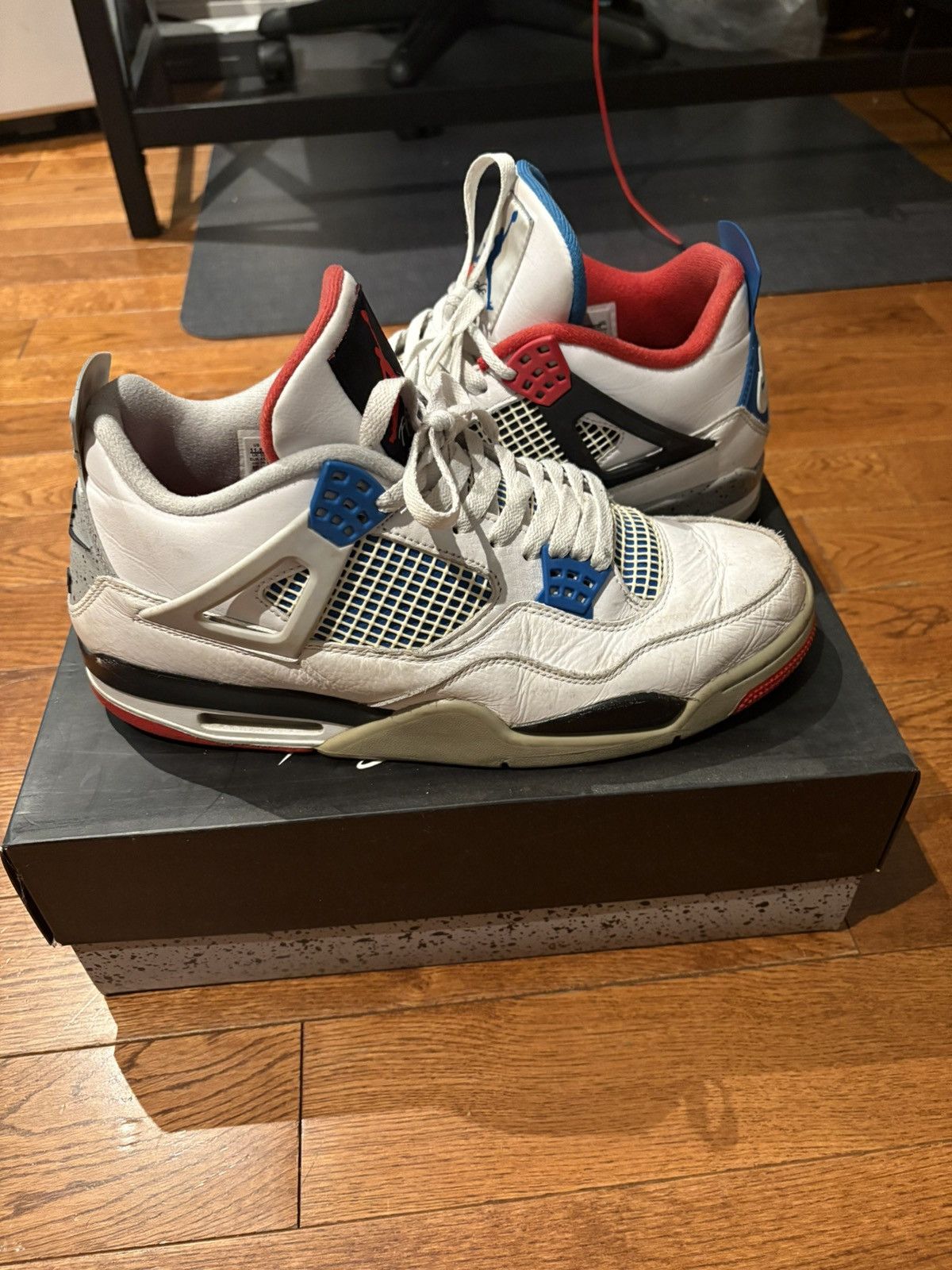 Jordan Brand × Nike Nike Air Jordan 4s What The Size US 11.5 / EU 44-45 - 4 Thumbnail