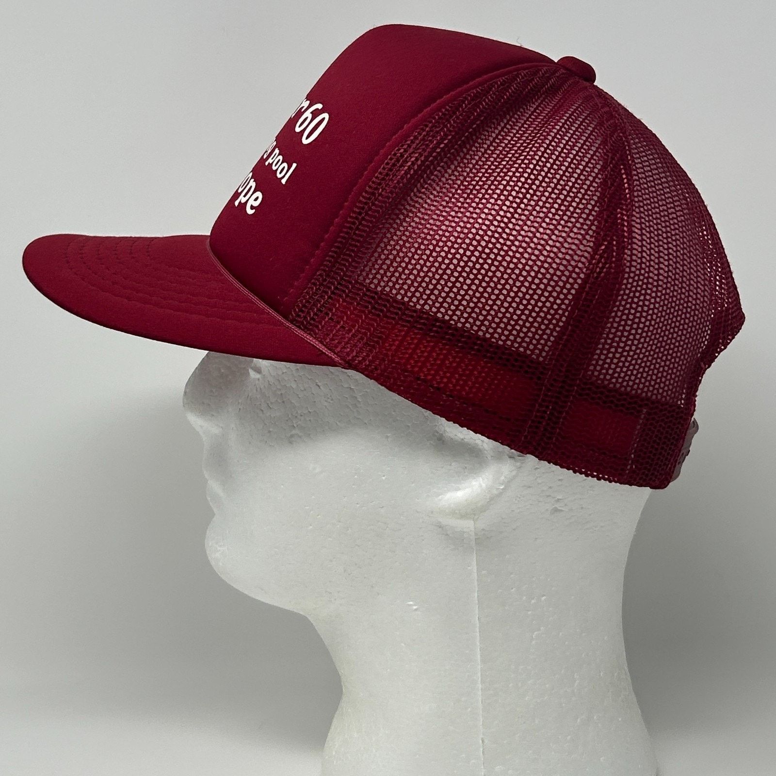 Vintage Vintage 80s Sex Over 60 Trucker Hat Baseball Cap 5 Panel Size ONE SIZE - 6 Thumbnail