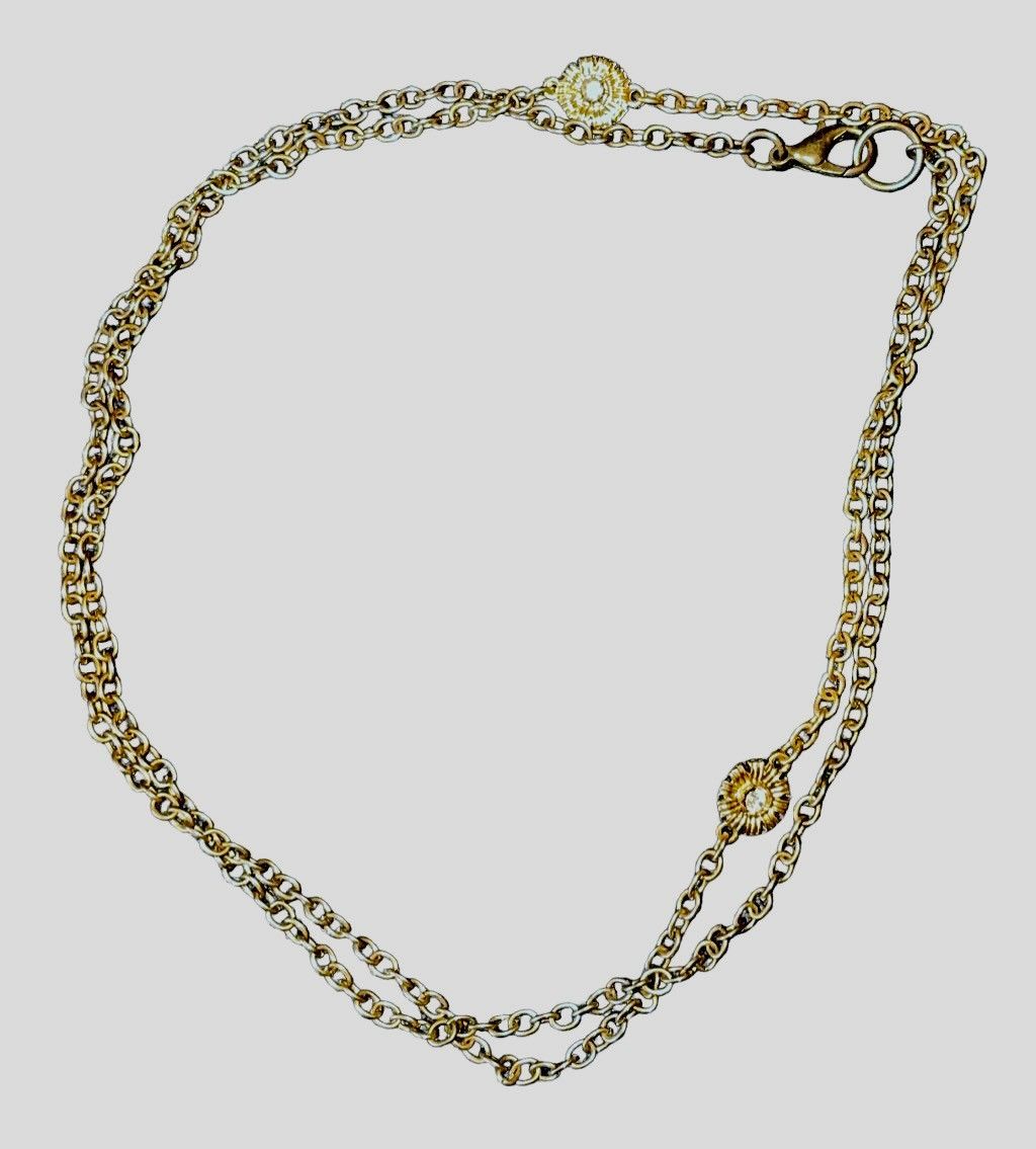 Vintage Antique Estate Sunflower Long Necklace Size ONE SIZE - 2 Thumbnail