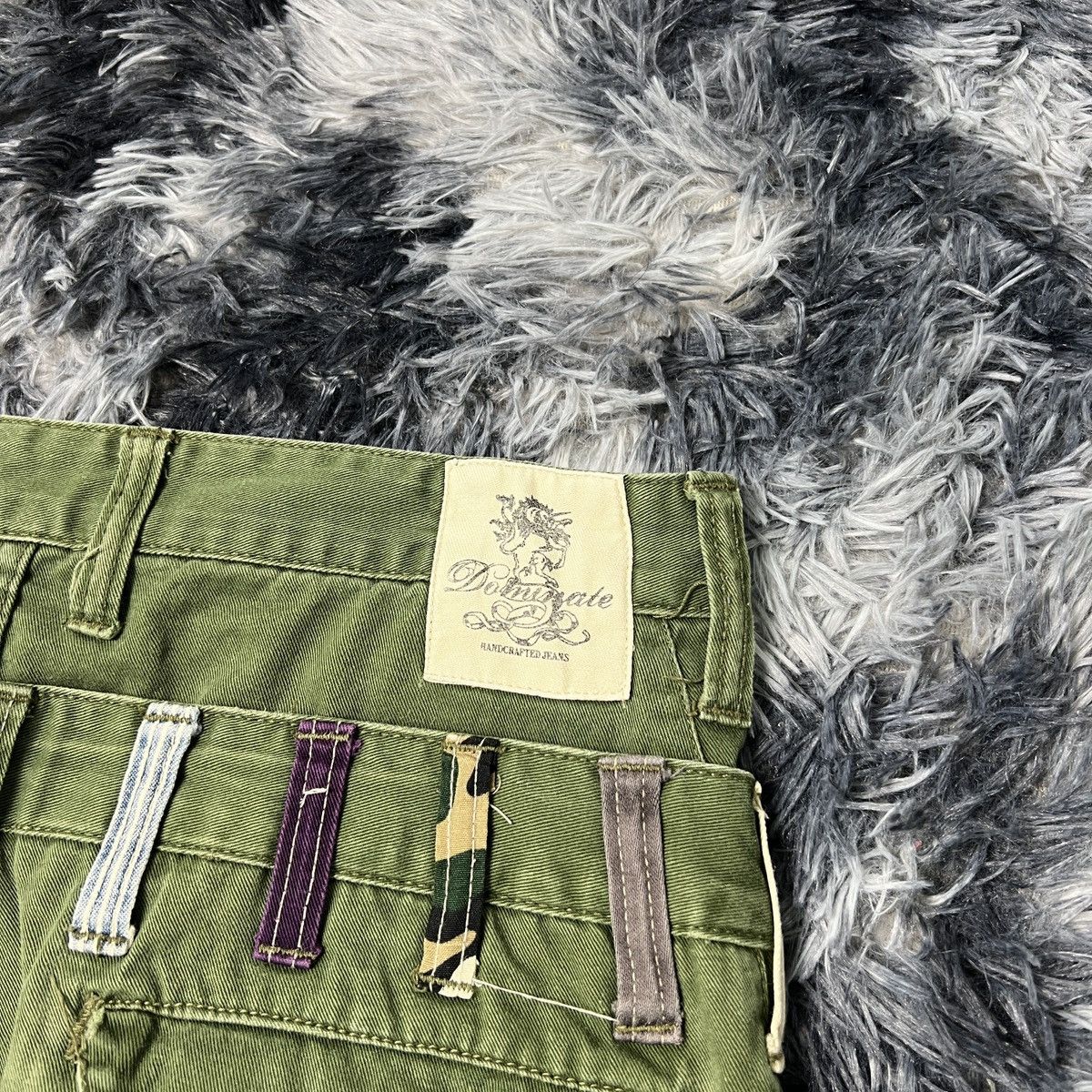 Japanese Brand Dominate Handcrafted Jeans Double Waist Cargo Pants Size US 32 / EU 48 - 8 Thumbnail