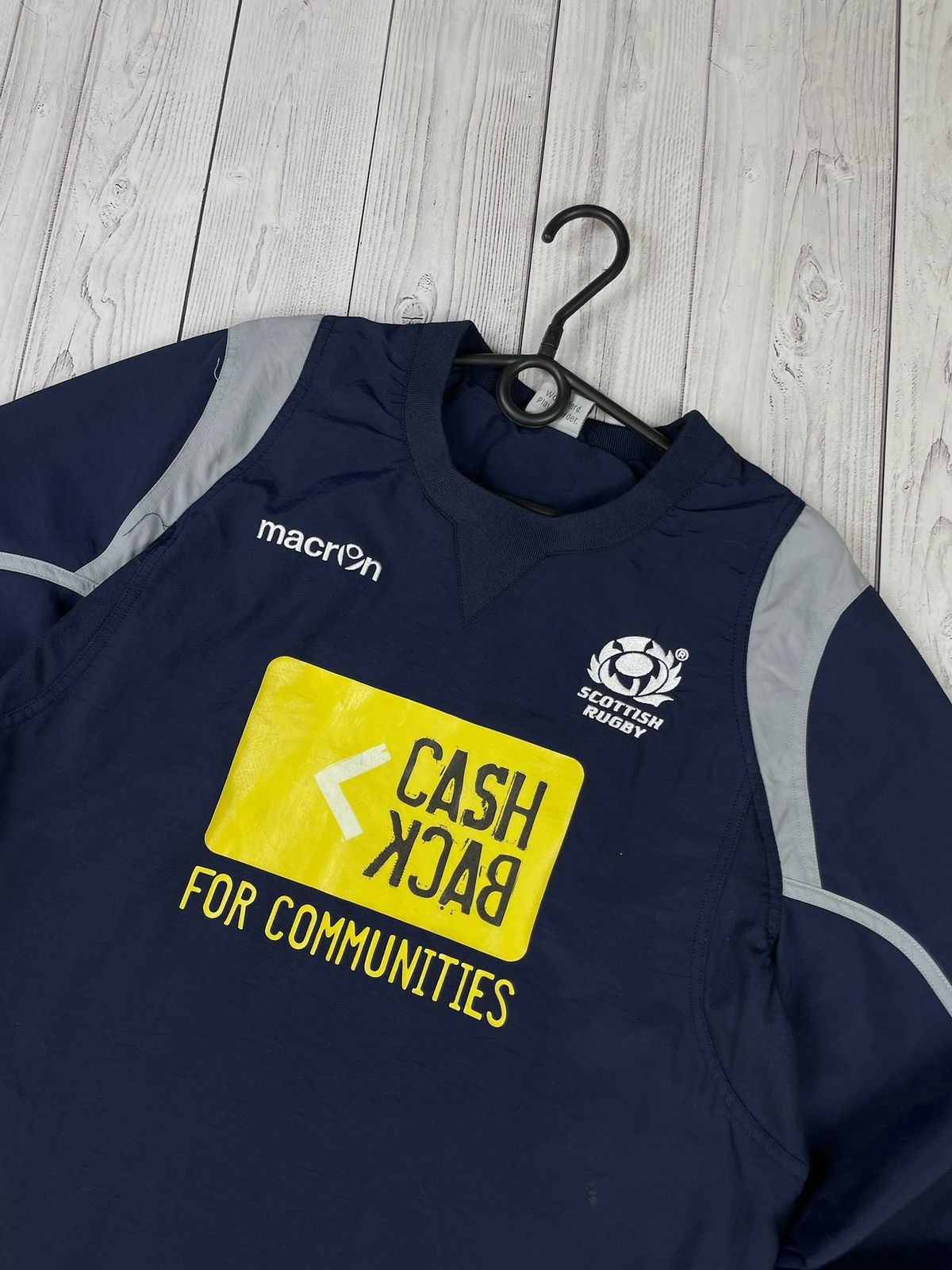 Macron Vintage Macron Scotland light jacket sweatshirt size S Size US S / EU 44-46 / 1 - 2 Thumbnail