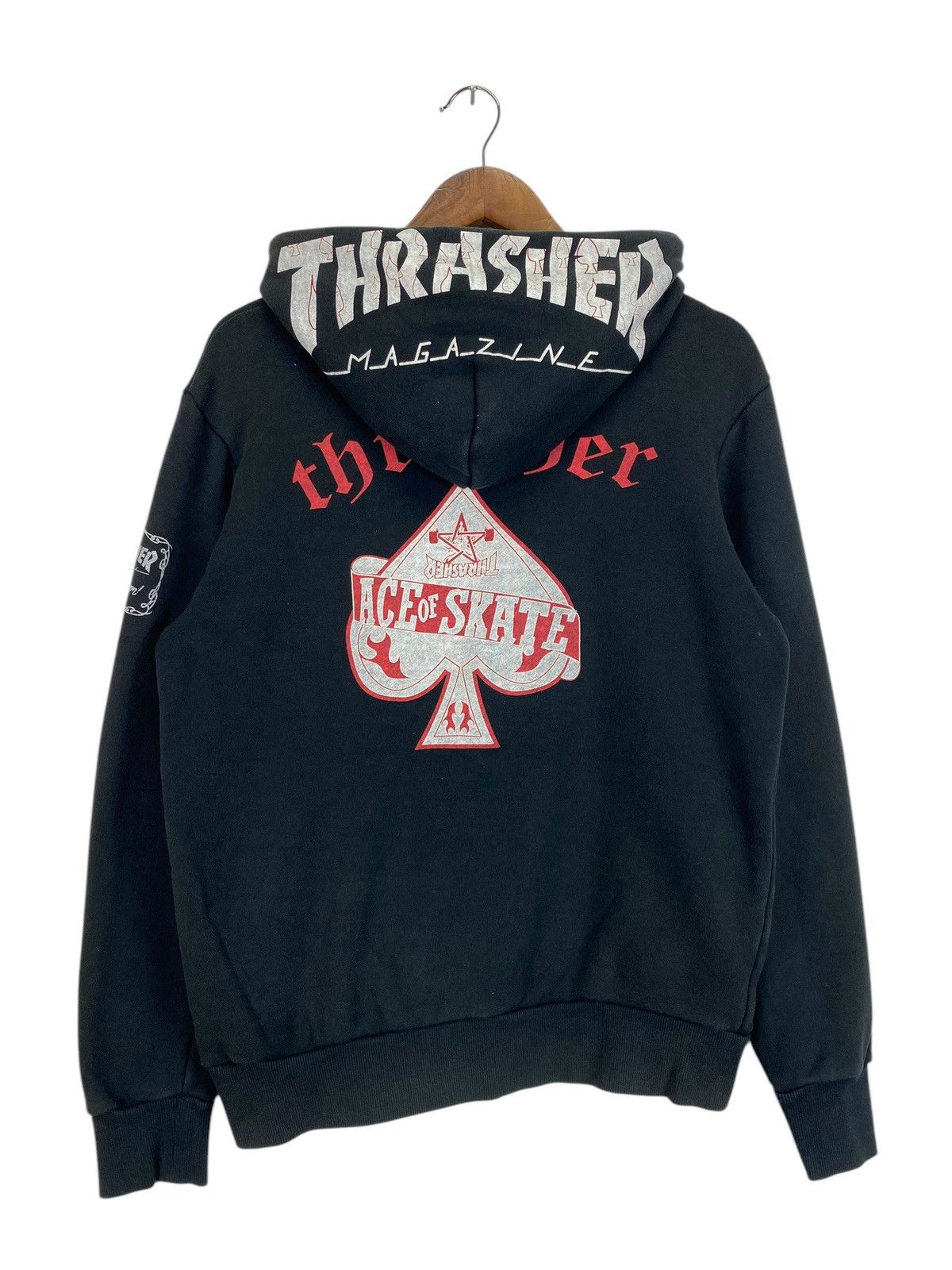 Thrasher × Vintage Vintage Thrasher Ace of Skate hoodie Size US L / EU 52-54 / 3 - 1 Thumbnail