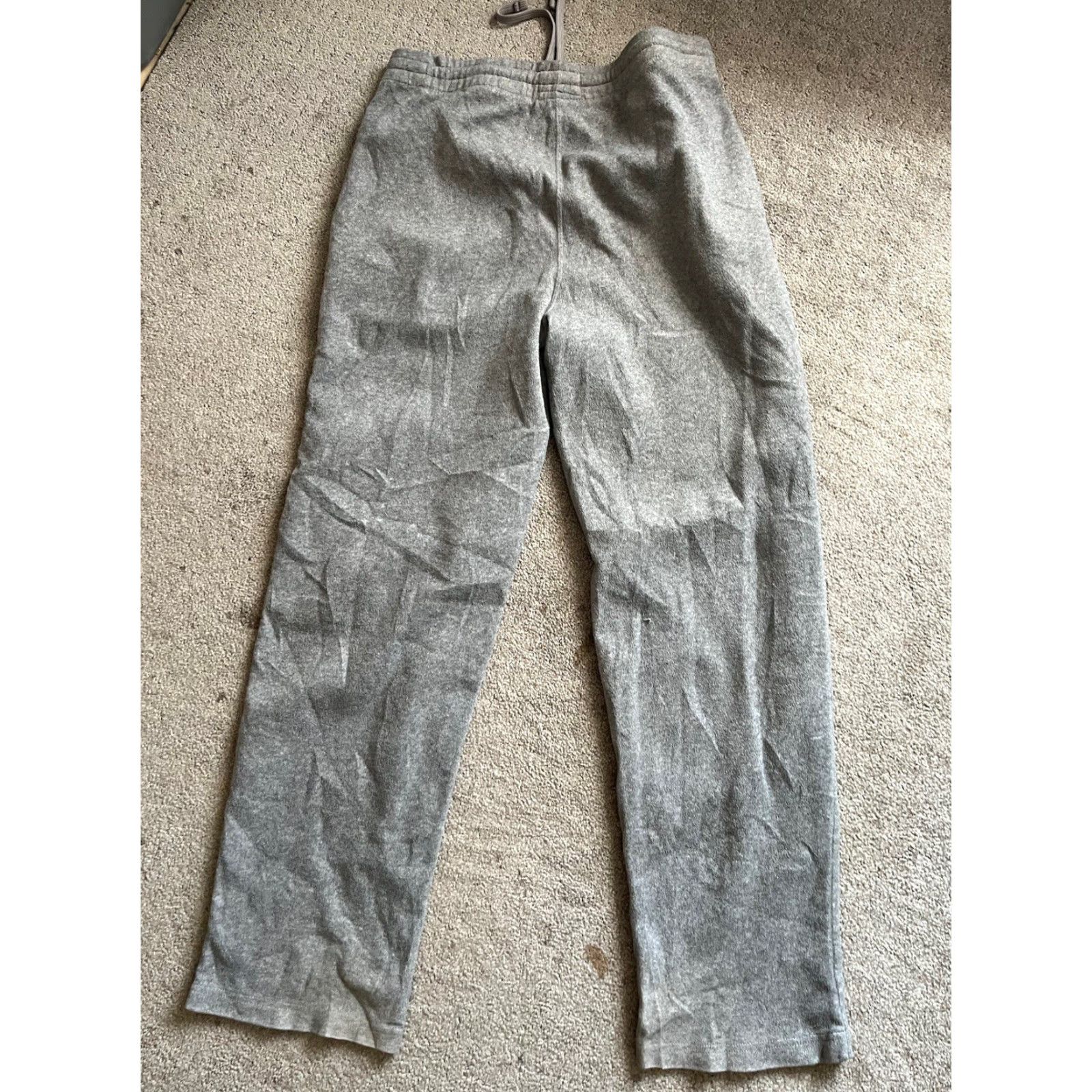 Vintage Aéropostale Men's Gray Fleece Sweatpants 1987 Graphic Size L Drawstring Sweatpants Gray Mens L New title Size US 33 - 3 Thumbnail