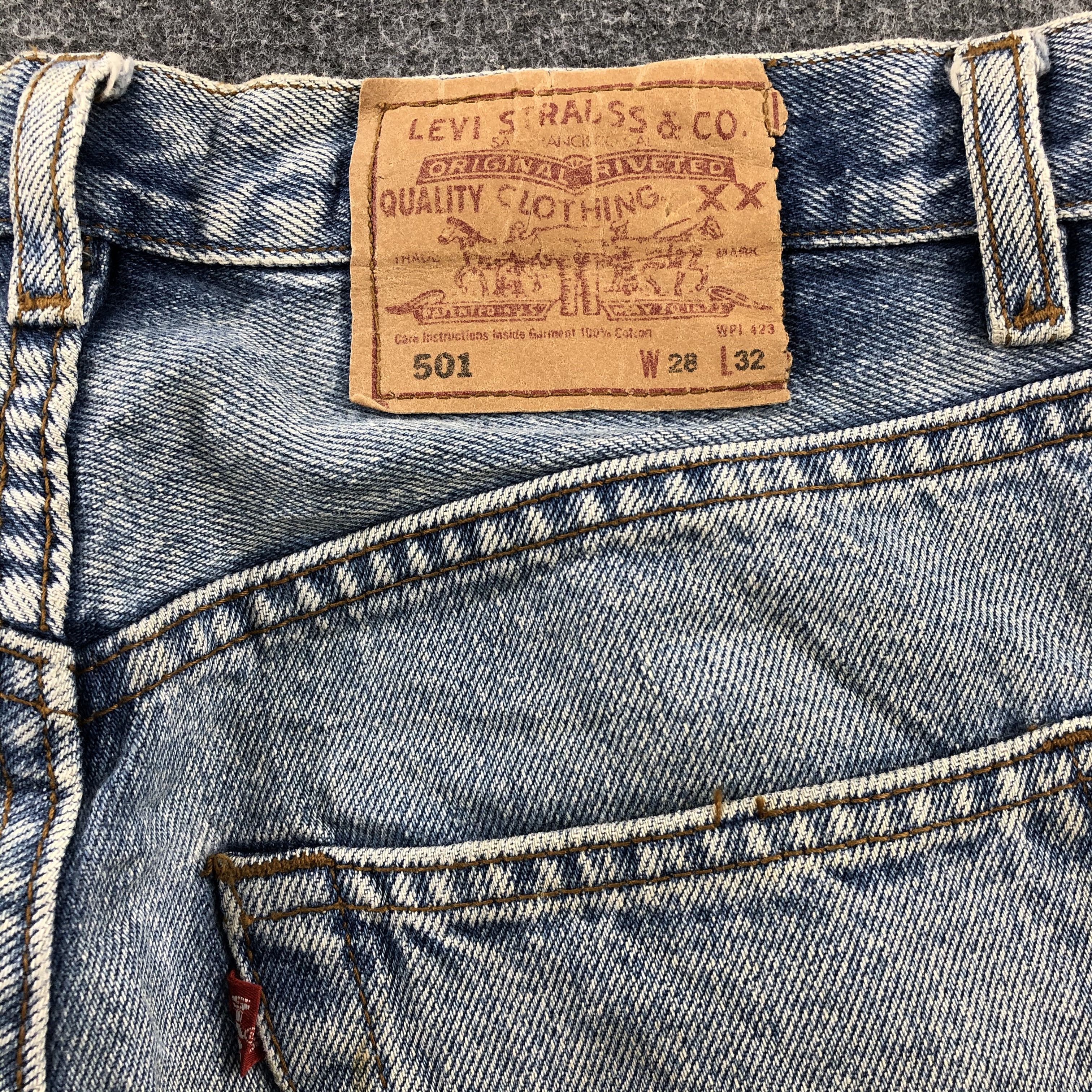 Levi's × Vintage Vintage 90s Light Wash Levis 501 Jeans-JM1599 Size US 29 - 5 Thumbnail